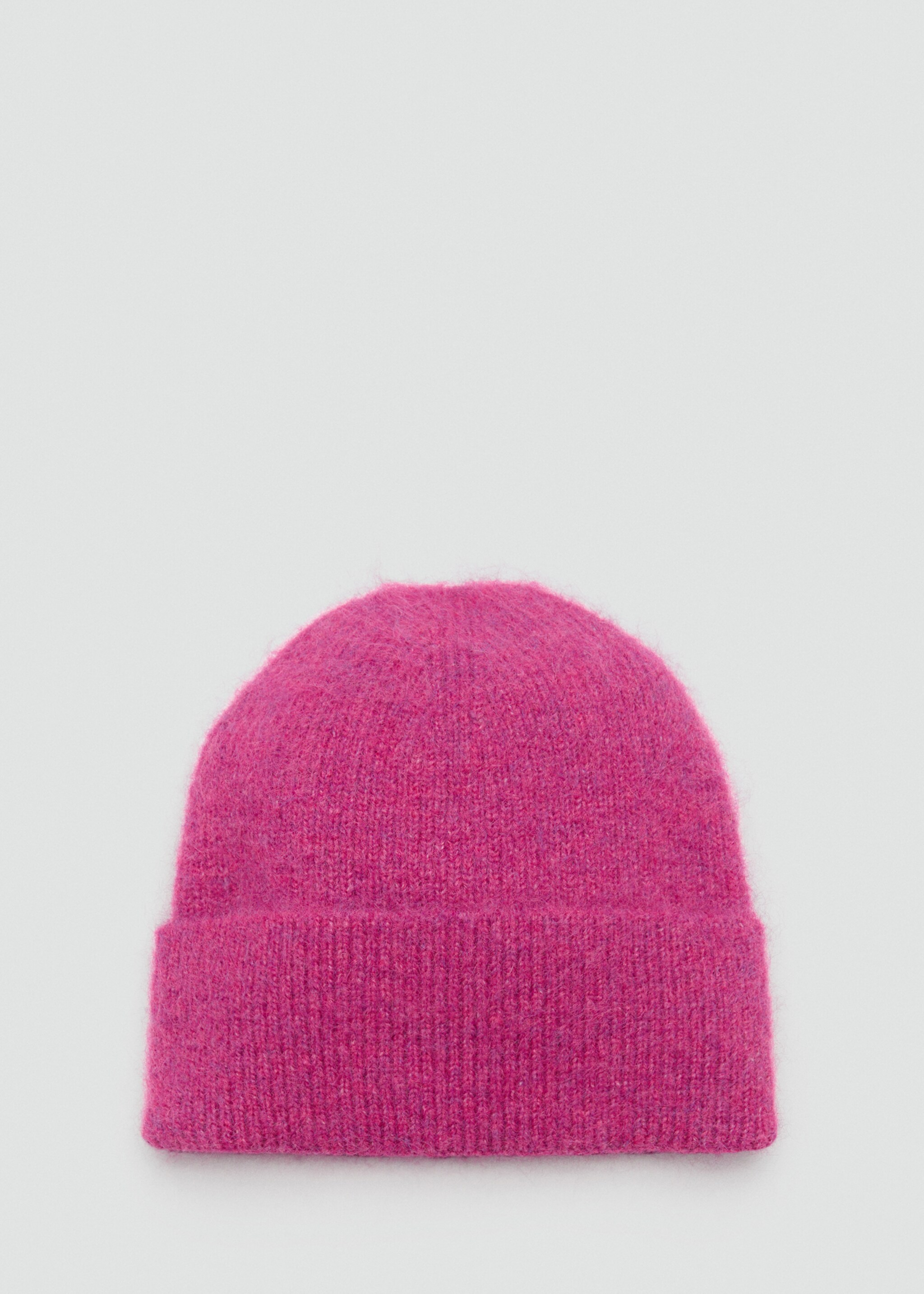 Gorro punto - Artículo sin modelo, Rosa. Ref: 77057649-00.