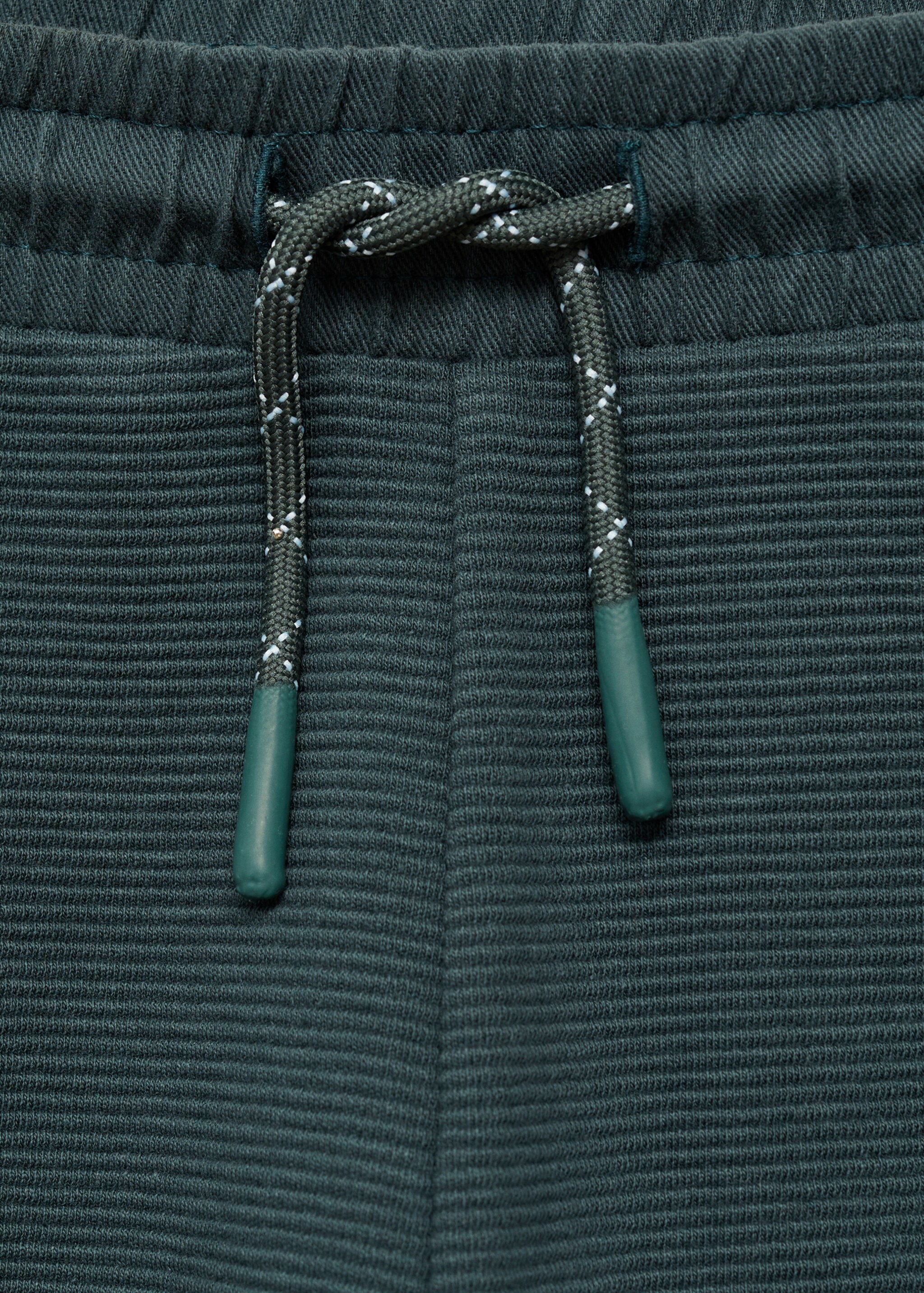 Pantalons jogger butxaques cremallera - Detall de l'article 8, Verd fosc. Ref: 77057673-00.