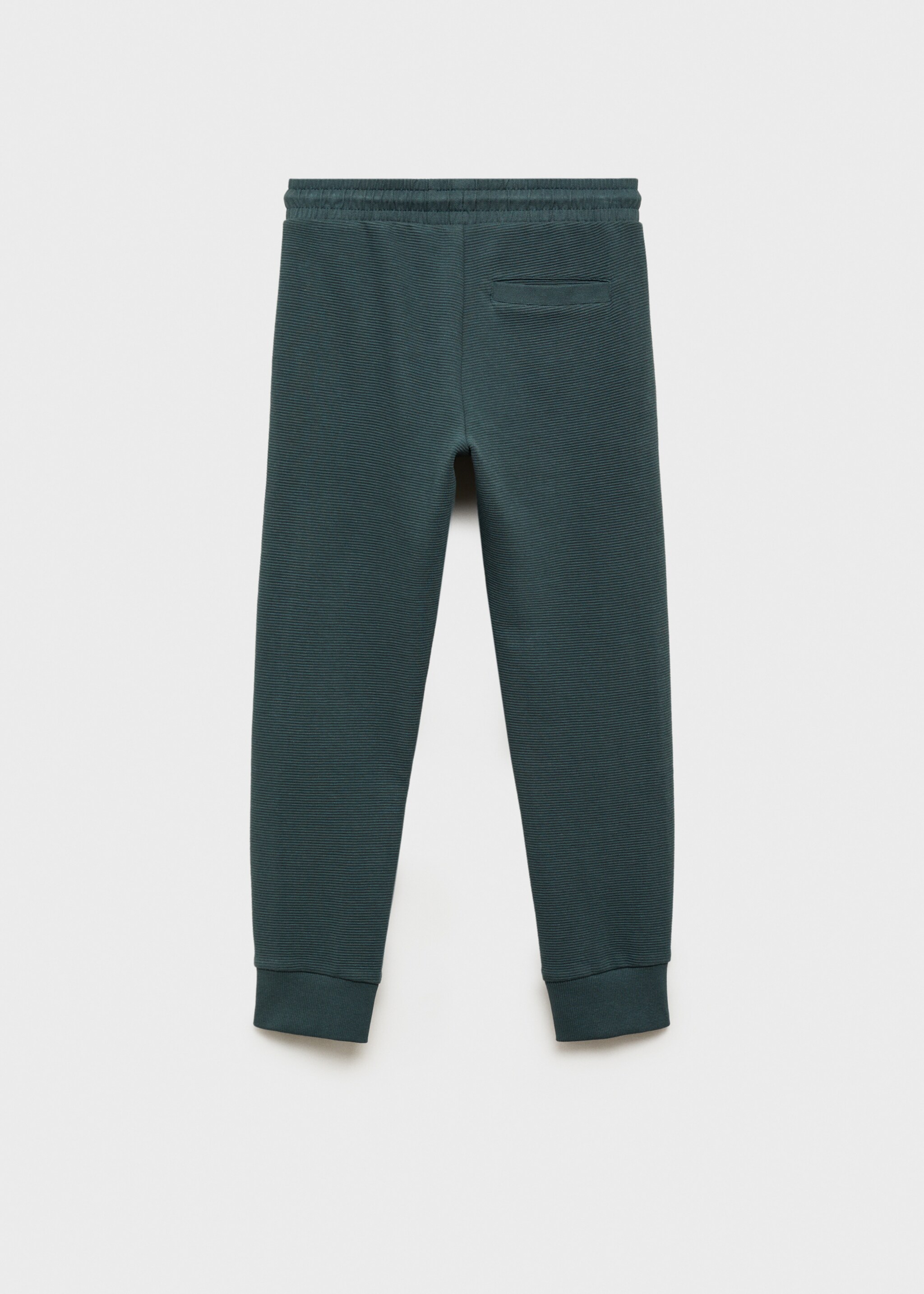 Pantalons jogger butxaques cremallera - Revers de l'article, Verd fosc. Ref: 77057673-00.