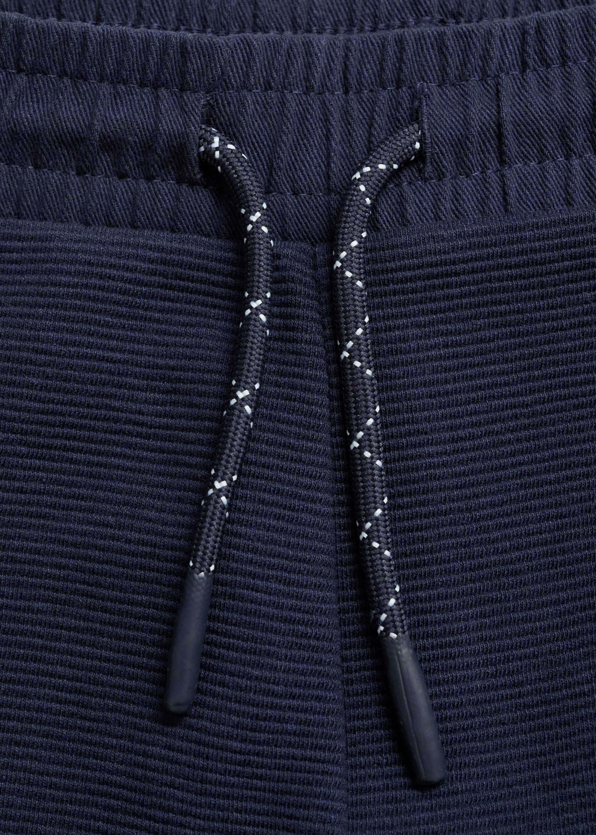 Pantalons jogger butxaques cremallera - Detall de l'article 0, Blau marí fosc. Ref: 77057673-00.