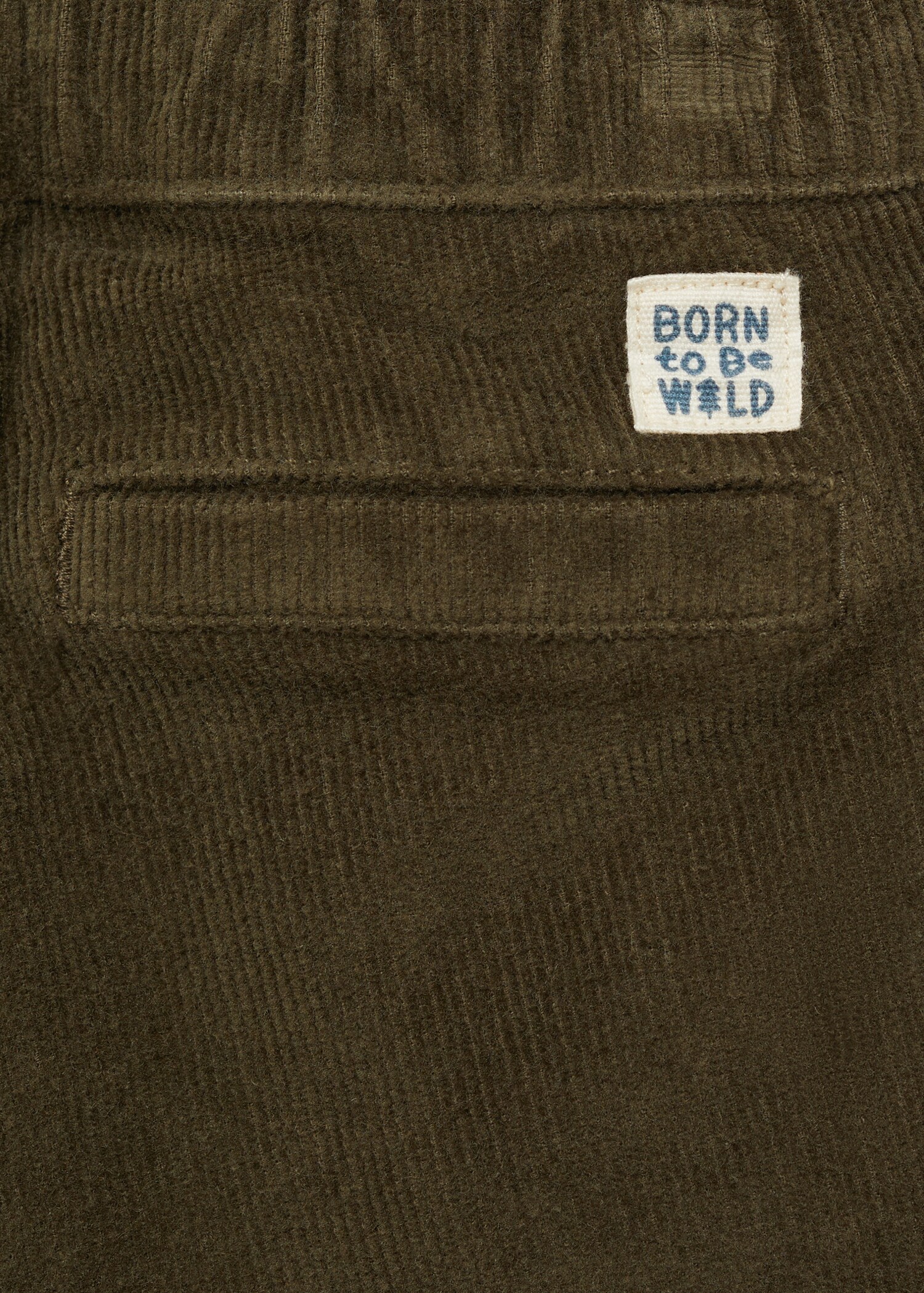 Gevoerde corduroy broek - Detail van het artikel 0