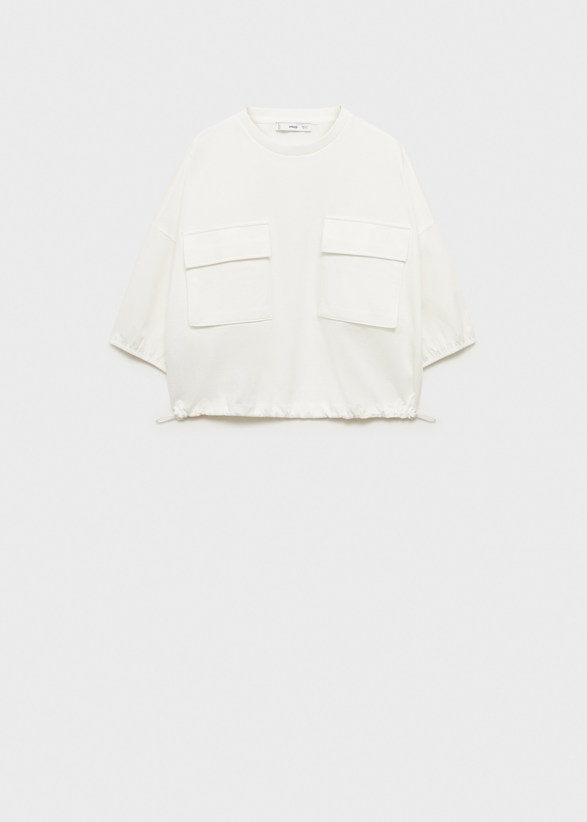 Pockets cotton T-shirt - Article without model