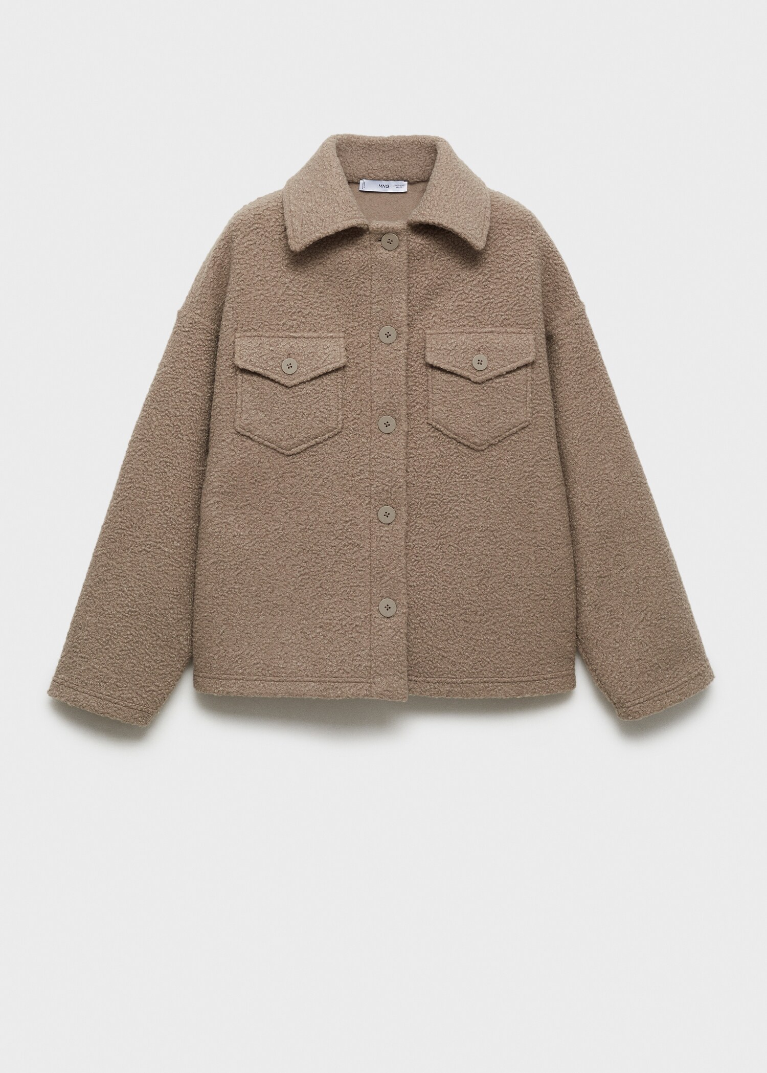 Bouclé jacket with pockets - Article without model