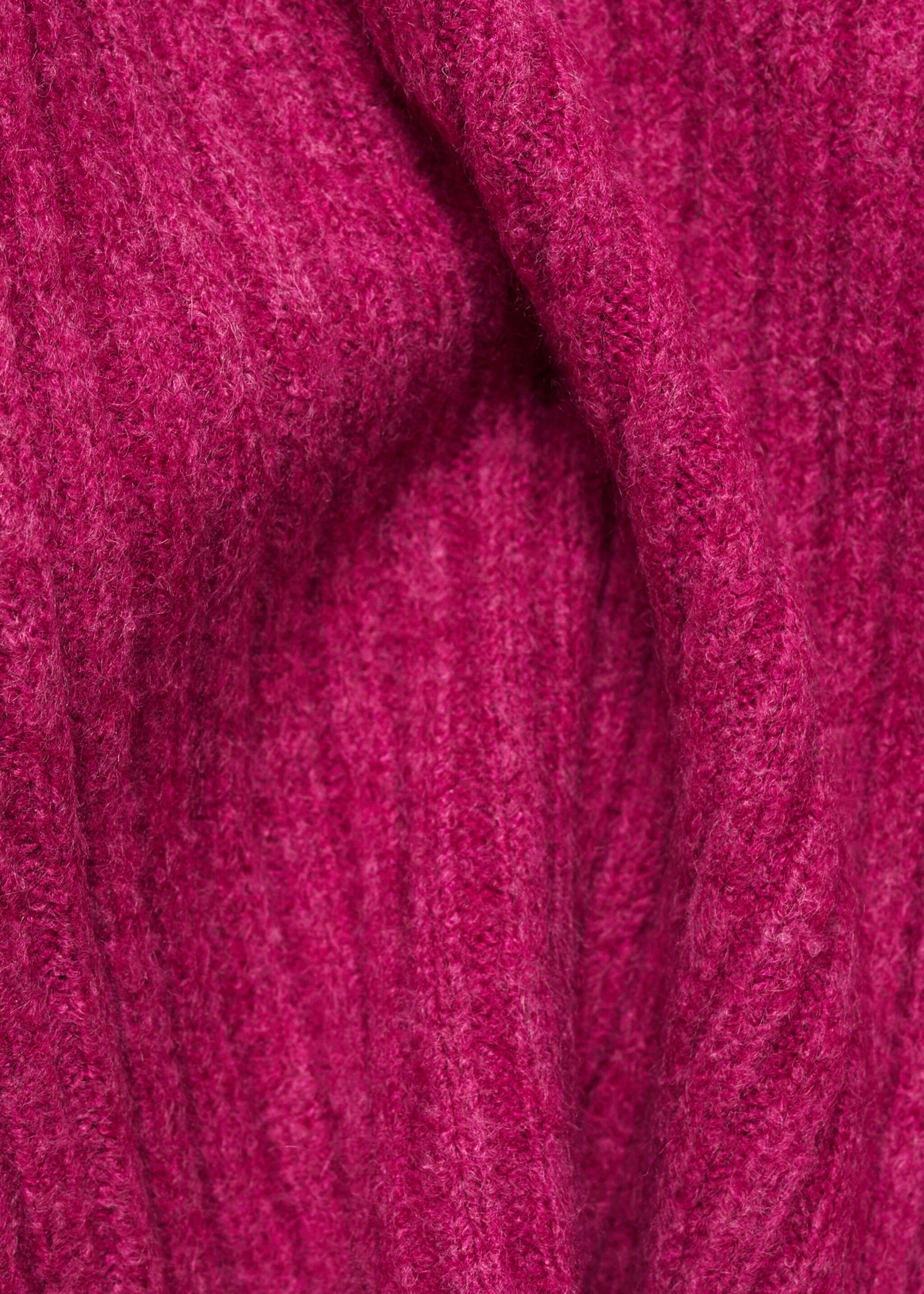 Knitted cardigan with metallic buttons - Details of the article 0, Fuchsia. Ref: 77057686-00.