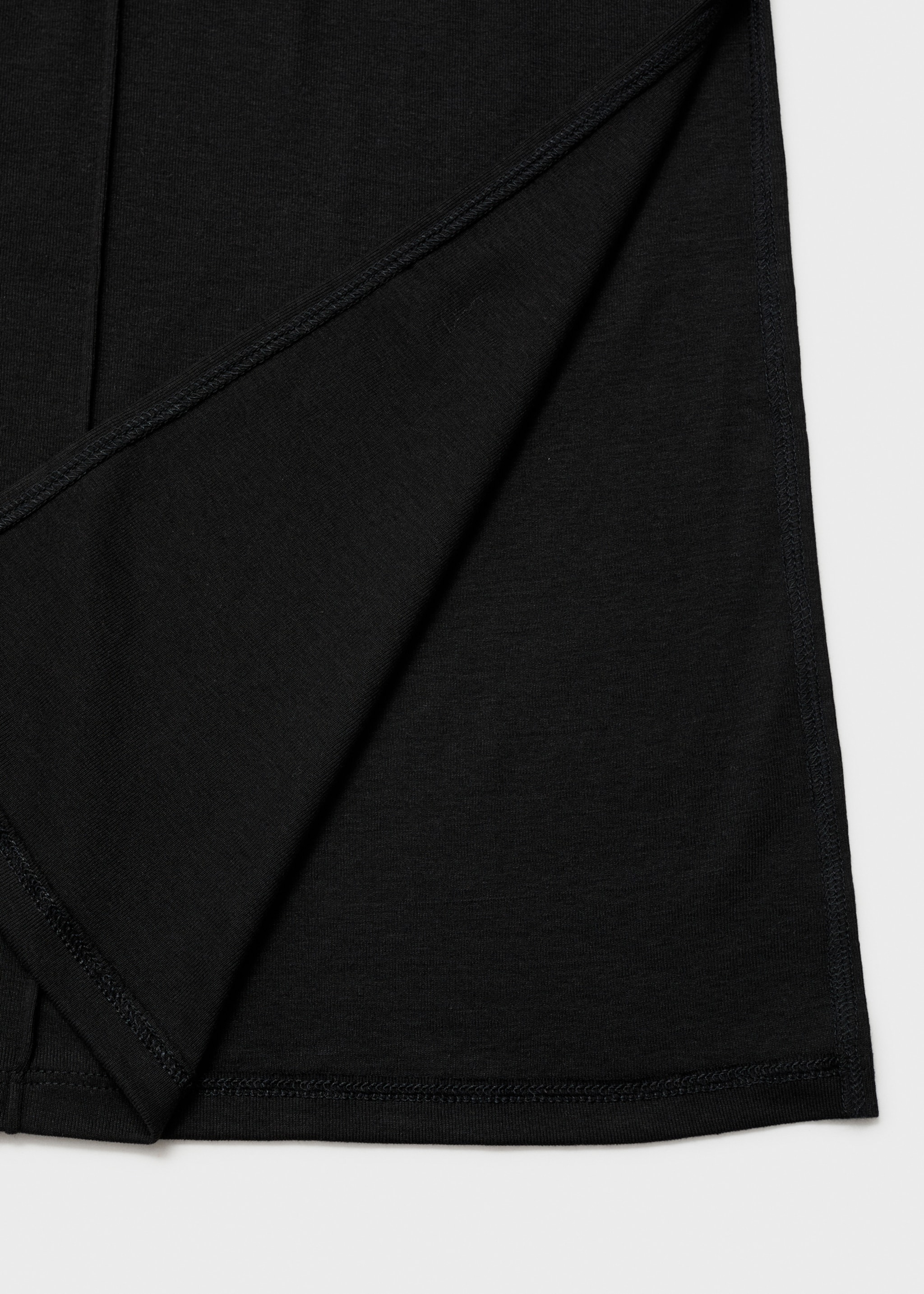 Vestido manga larga abertura - Detalle del artículo 0, Negro. Ref: 77057687-00.
