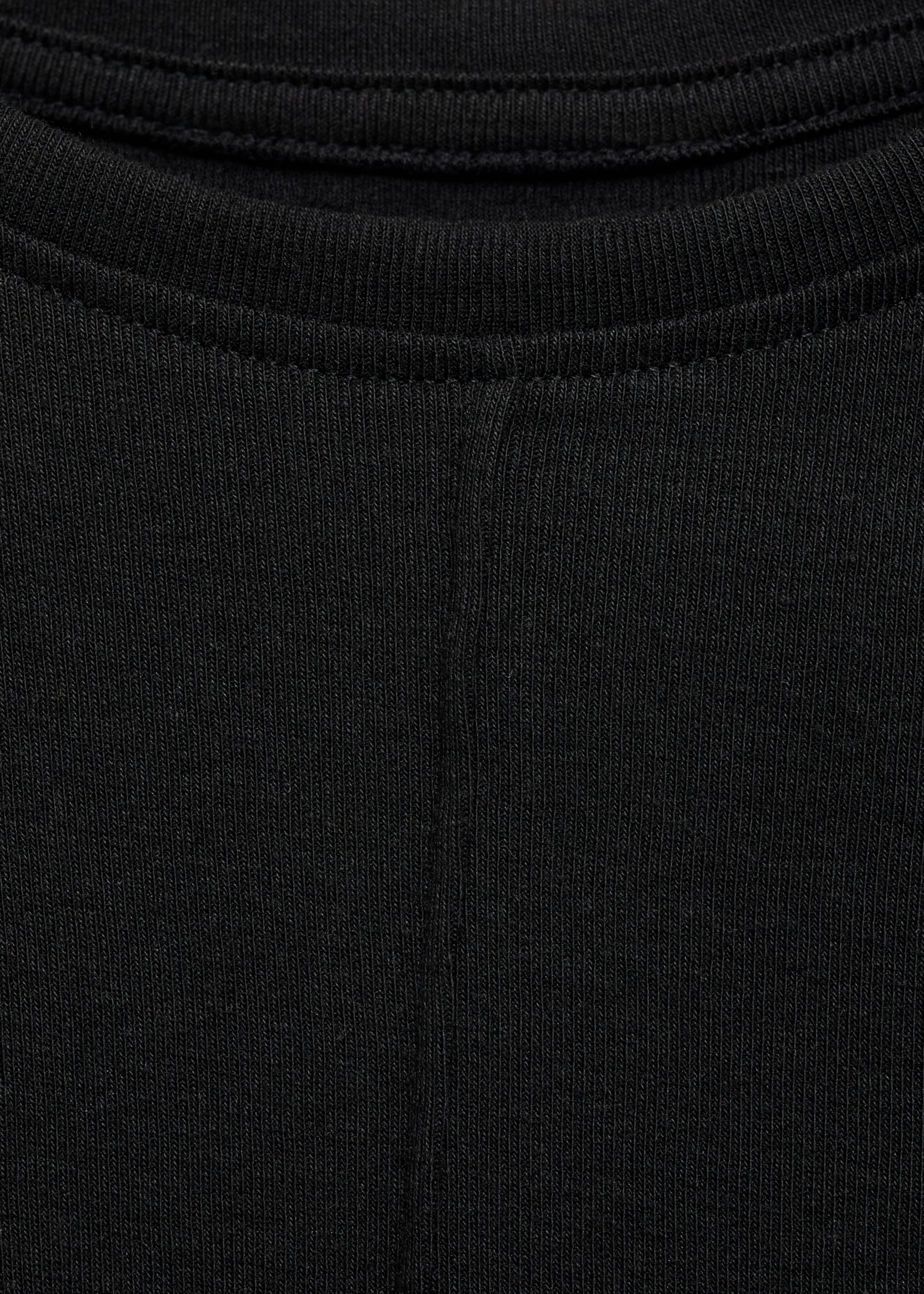 Vestido manga larga abertura - Detalle del artículo 8, Negro. Ref: 77057687-00.