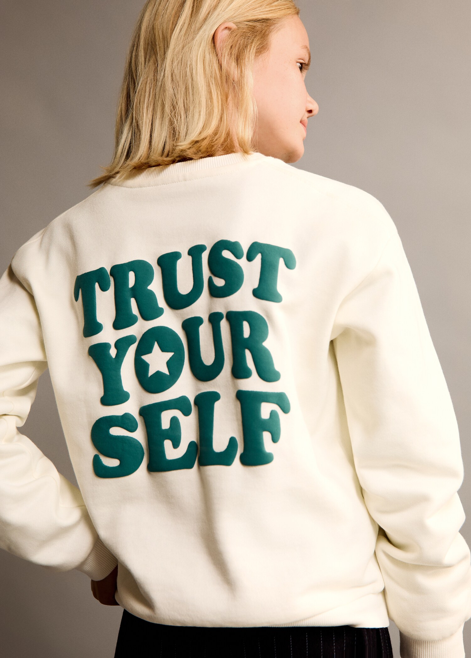 Sudadera algodón estampada - Detalle del artículo 1