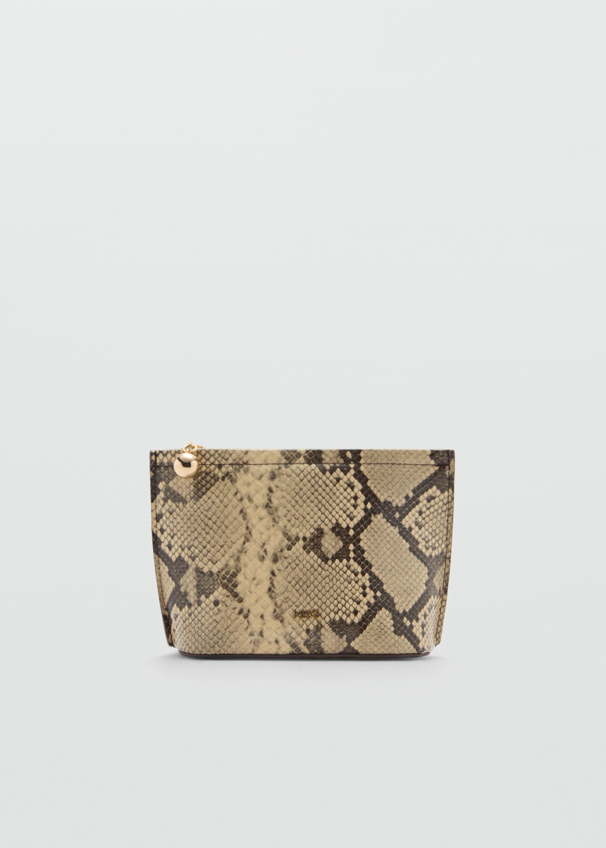 Leather-effect toiletry bag - Article without model