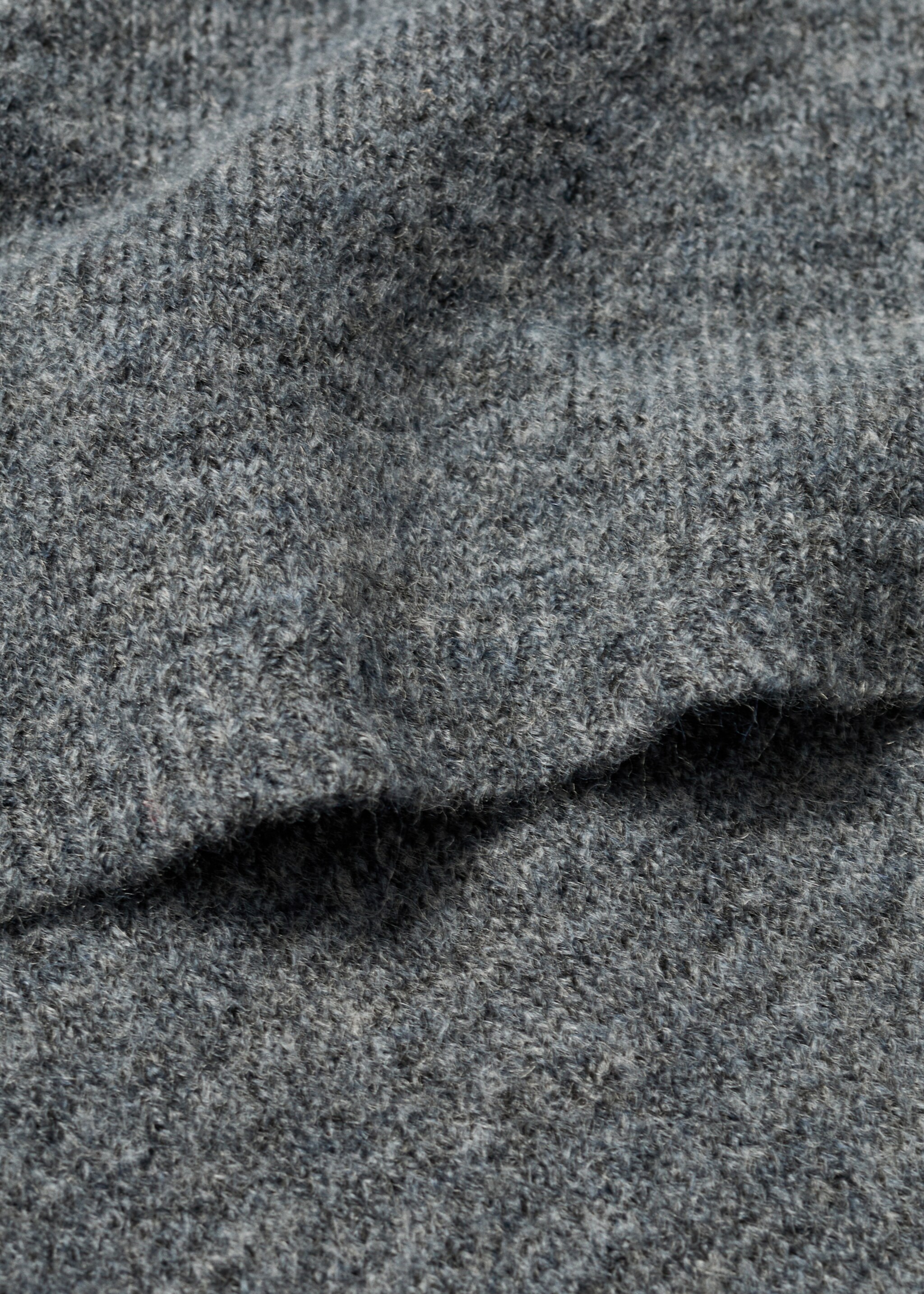 Flared knitted skirt - Details of the article 0, Grey. Ref: 77057701-00.