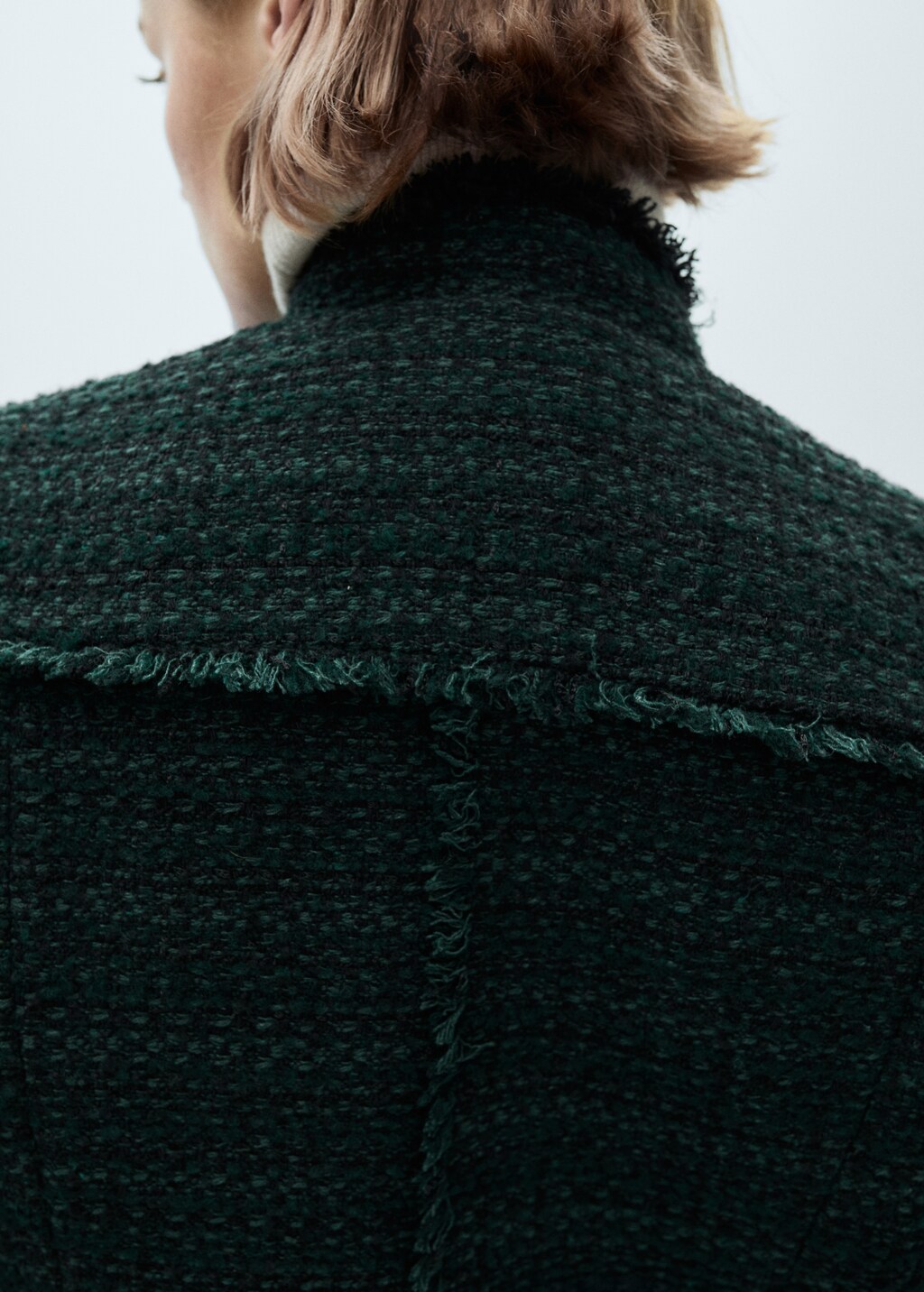 ジャケット・アウター MASU MELANGE TWEED COLLAR COAT MASU MELANGE TWEED COLLAR COAT