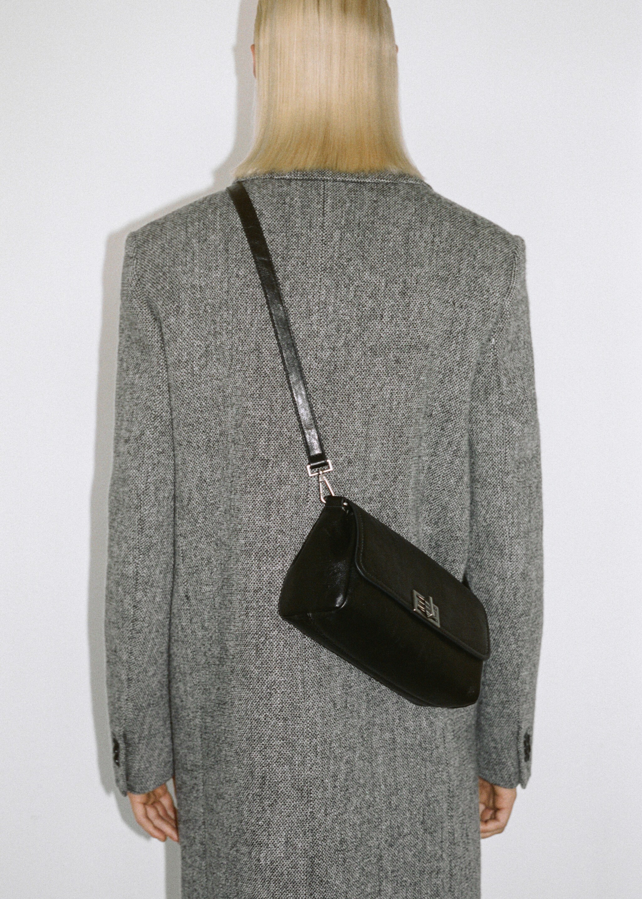 Fläckig ylle-blandad rock - Detaljer om artikeln 7, Grå. Ref: 77057721-00.