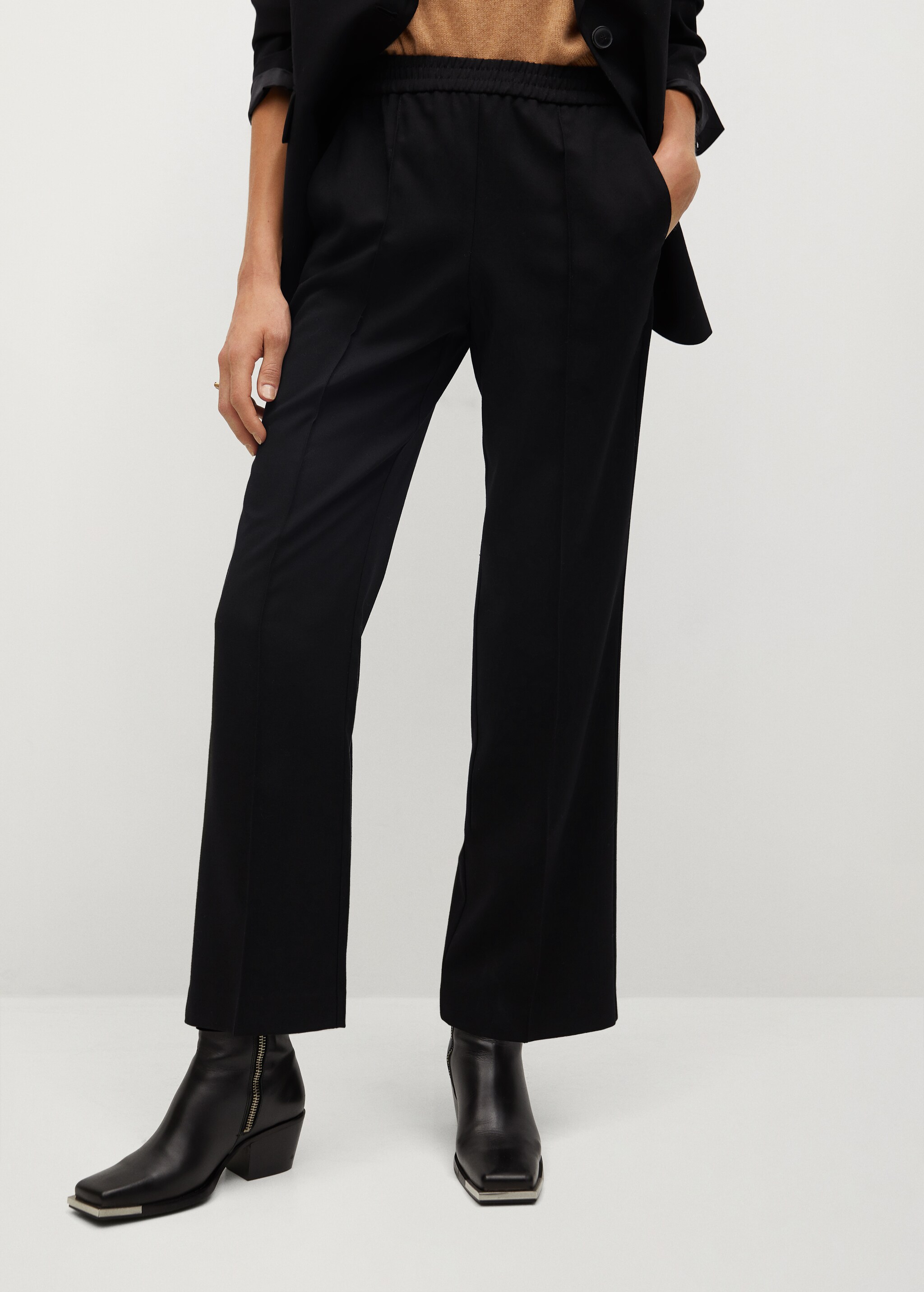 Check suit trousers - Medium plane