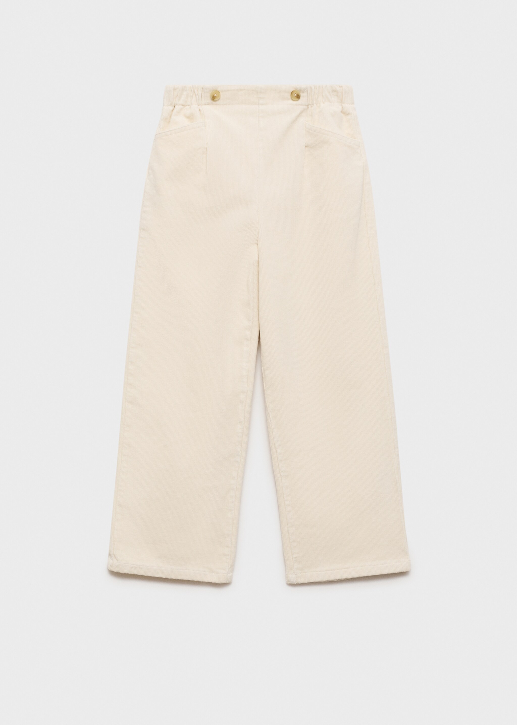 Pantalón culotte pana - Artículo sin modelo, Crudo. Ref: 77057920-00.