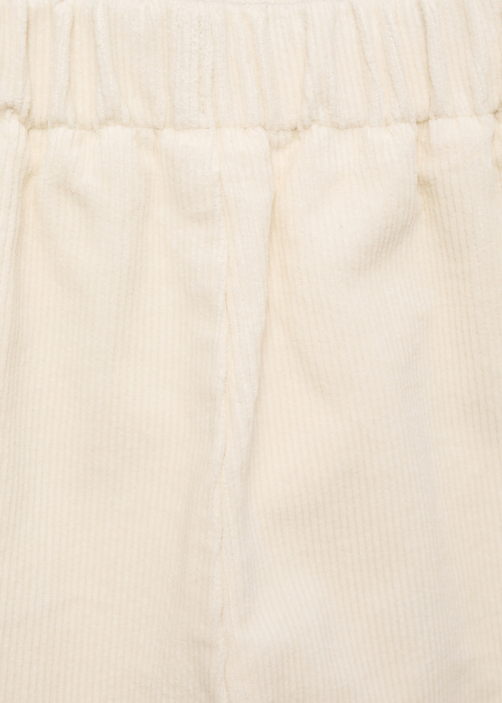Pantalón culotte pana - Detalle del artículo 0, Crudo. Ref: 77057920-00.