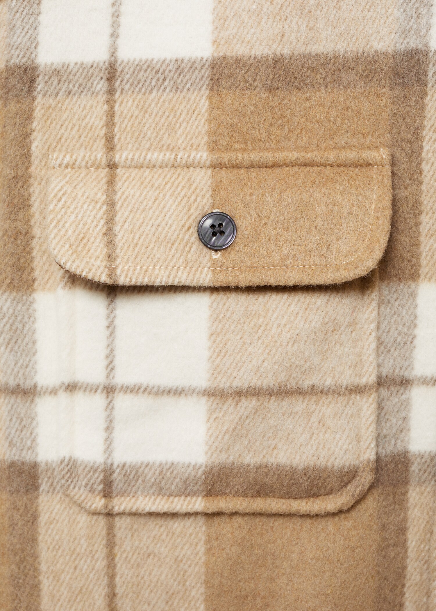 Sobrecamisa franela cuadros - Detalle del artículo 0