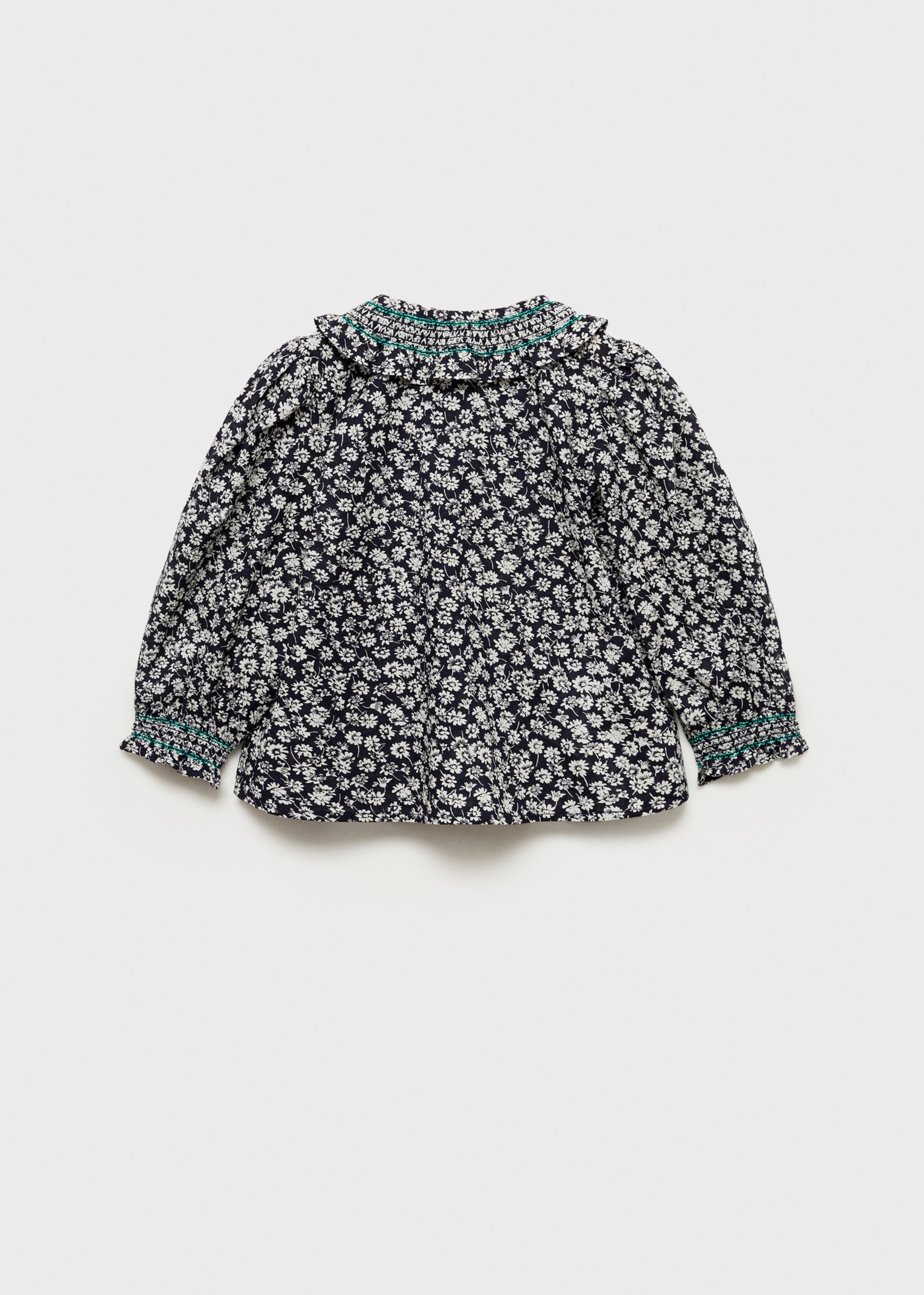Floral print blouse - Reverse of the article