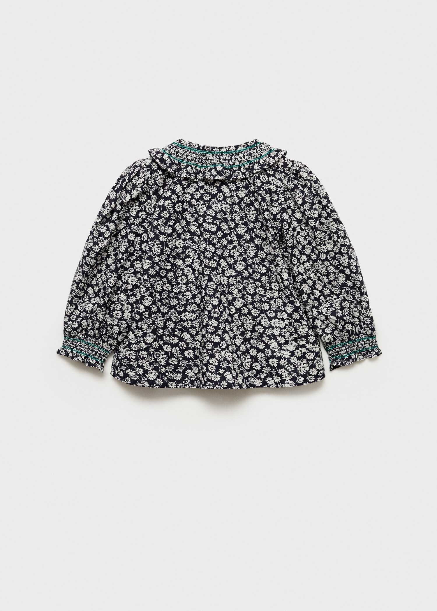 Floral print blouse - Reverse of the article