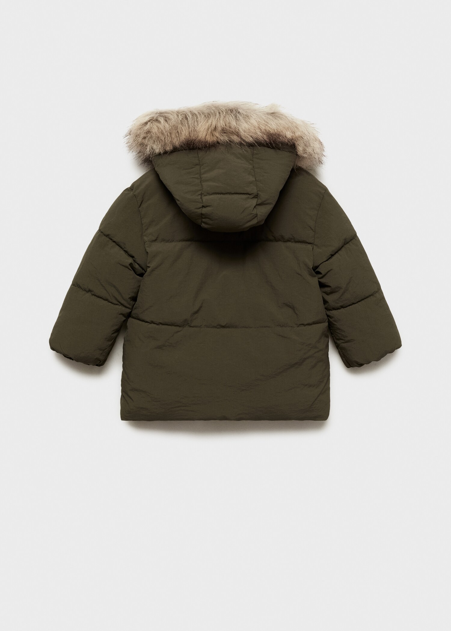 Steppanorak mit Fleece-Innenfutter - Rückseite des Artikels