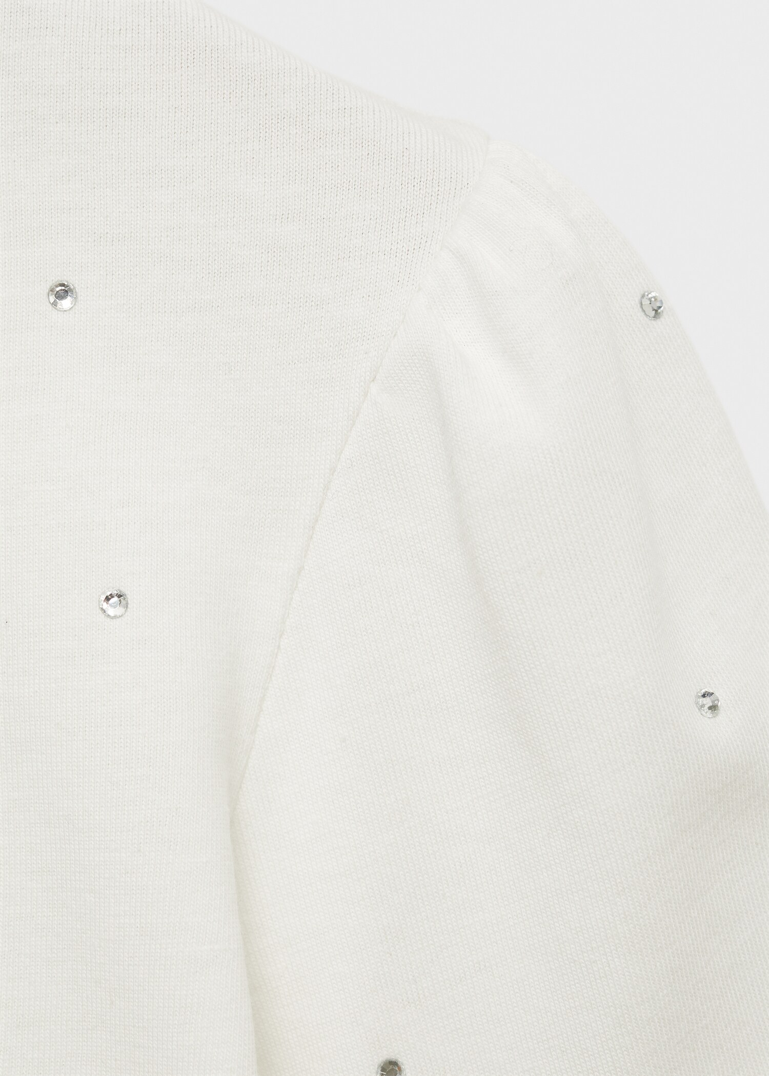 Langarm-T-Shirt mit Strassdetail - Detail des Artikels 8