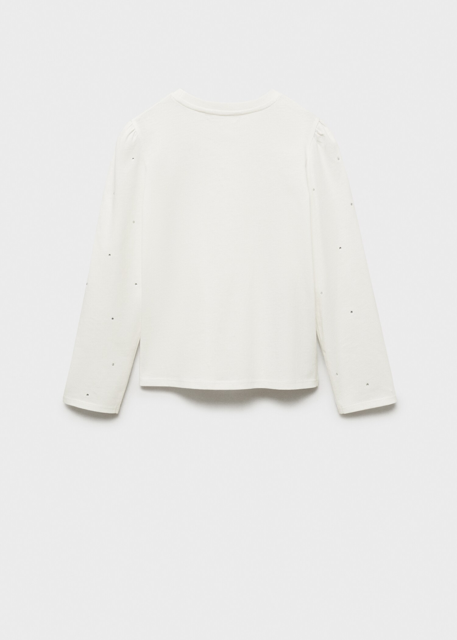 Langarm-T-Shirt mit Strassdetail - Rückseite des Artikels