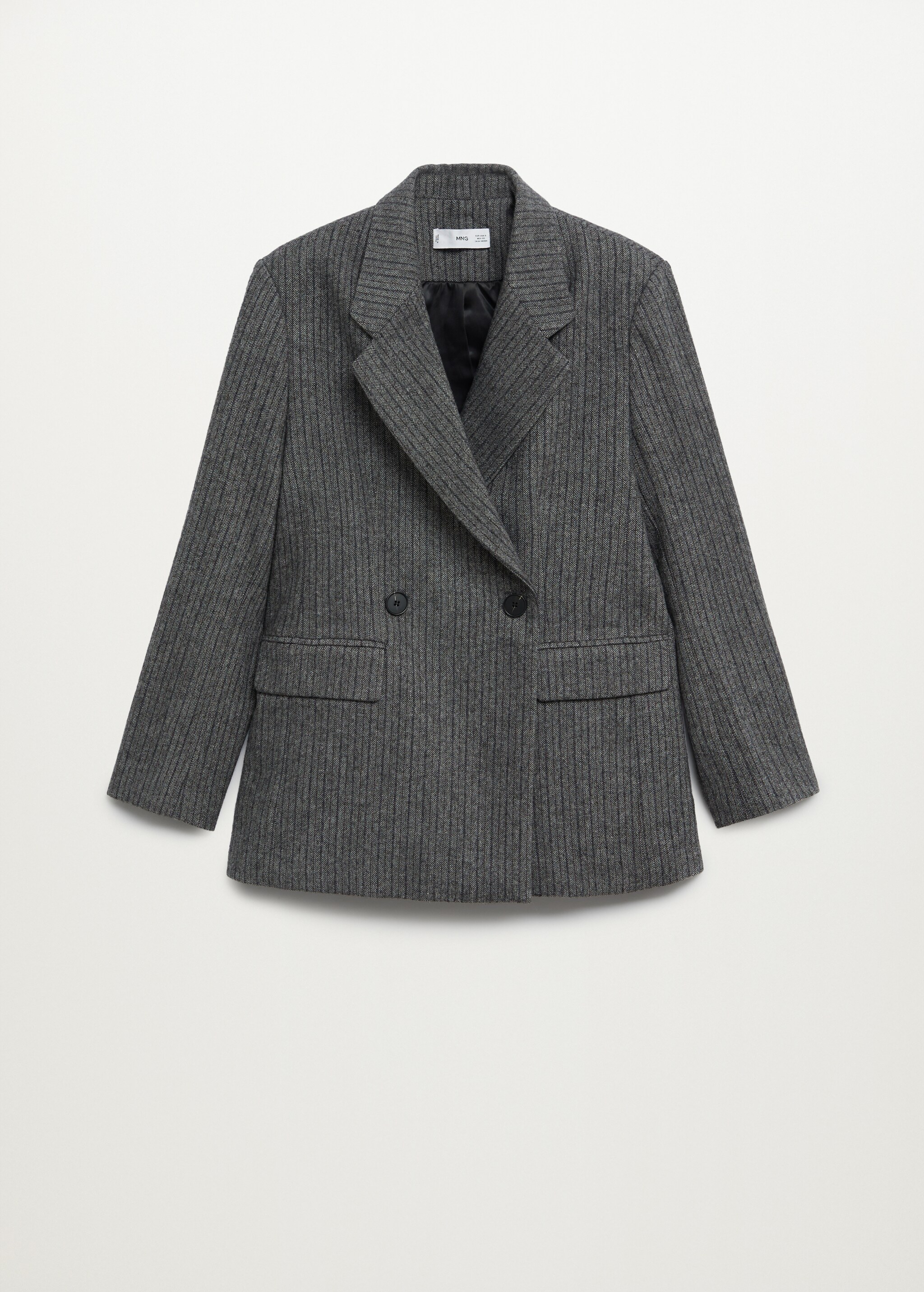 Striped woollen suit jacket - Article without model