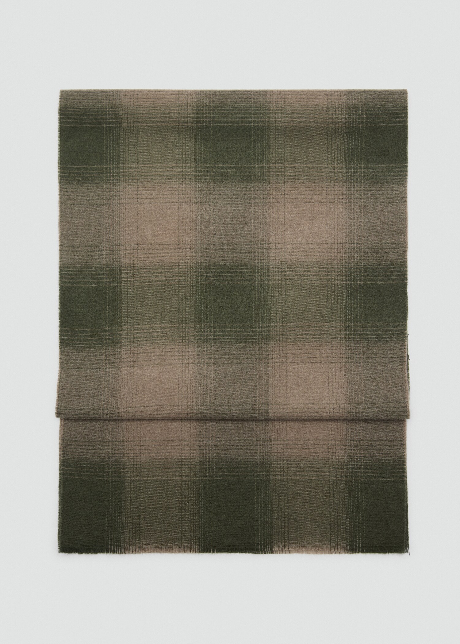 Flannel check scarf - Article without model