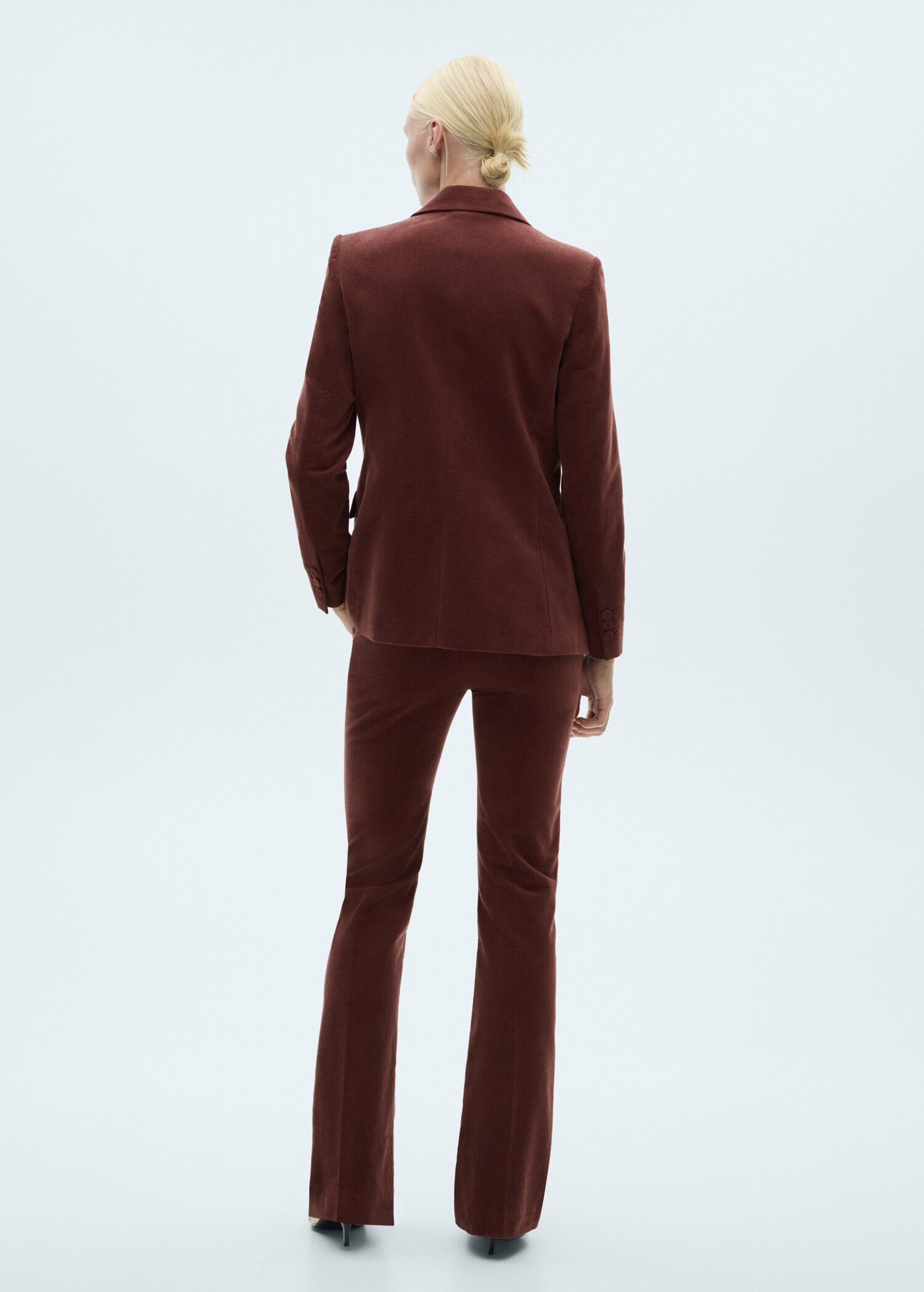 Blazer costume velours - Verso de l’article