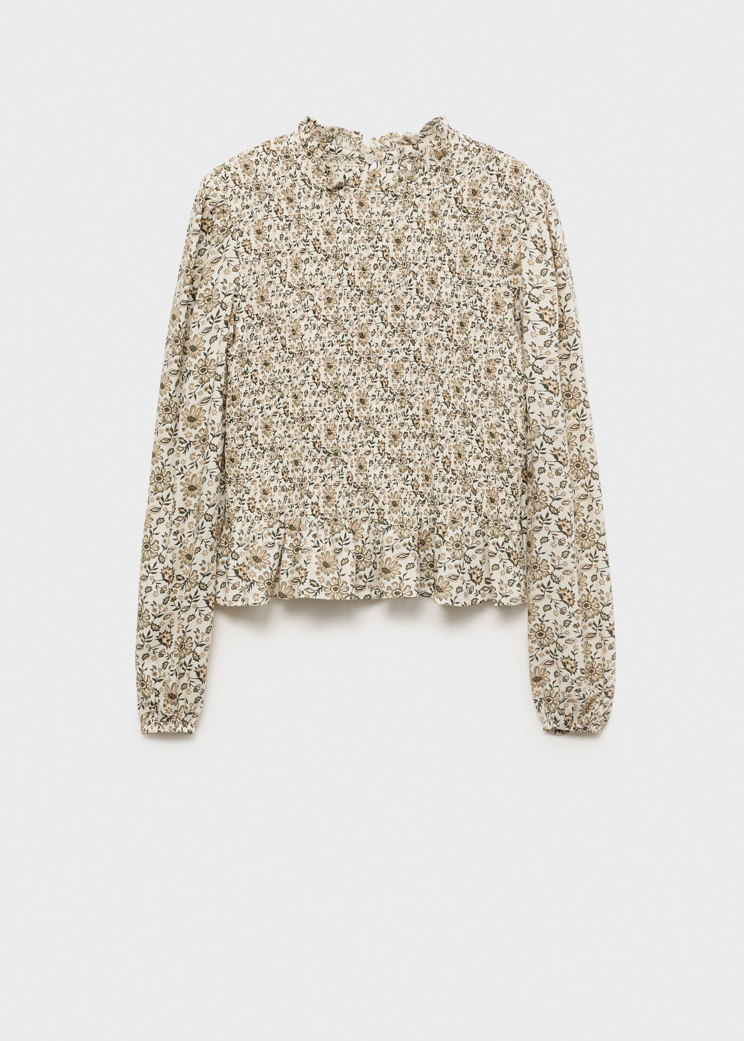 Floral gathered blouse - Article without model