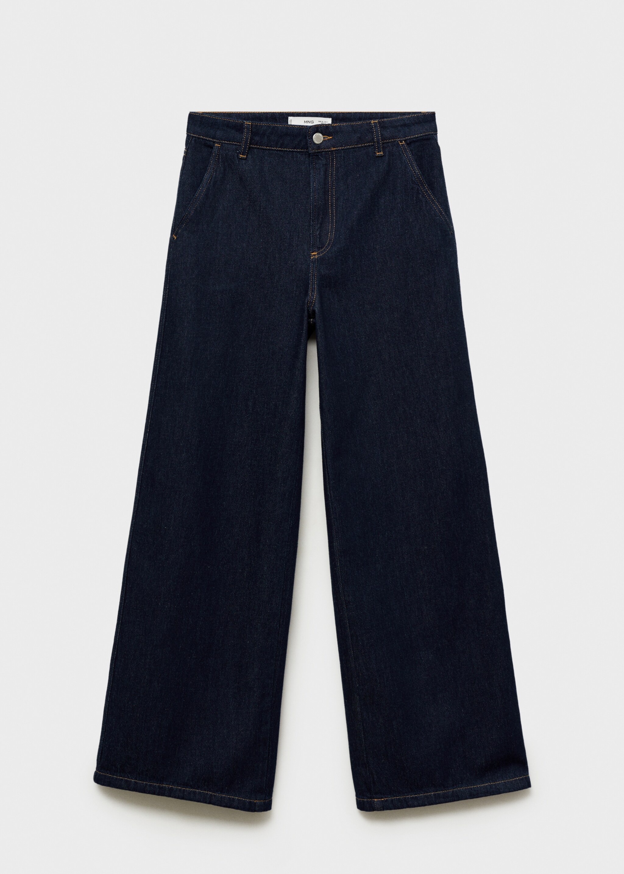 Jean wideleg rinse wash - Article sans modèle, Bleu. Ref: 77058285-00.