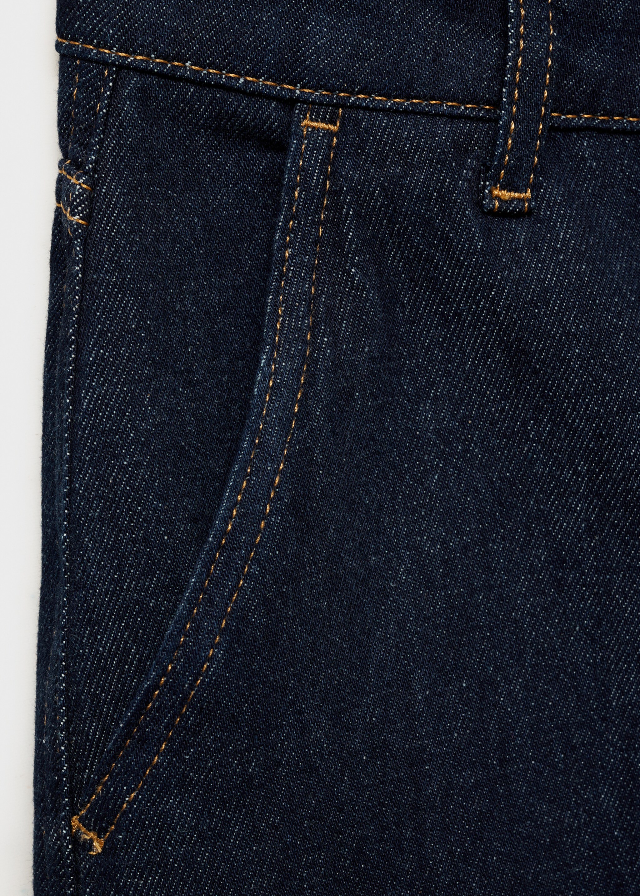 Jean wideleg rinse wash - Détail de l'article 8, Bleu. Ref: 77058285-00.