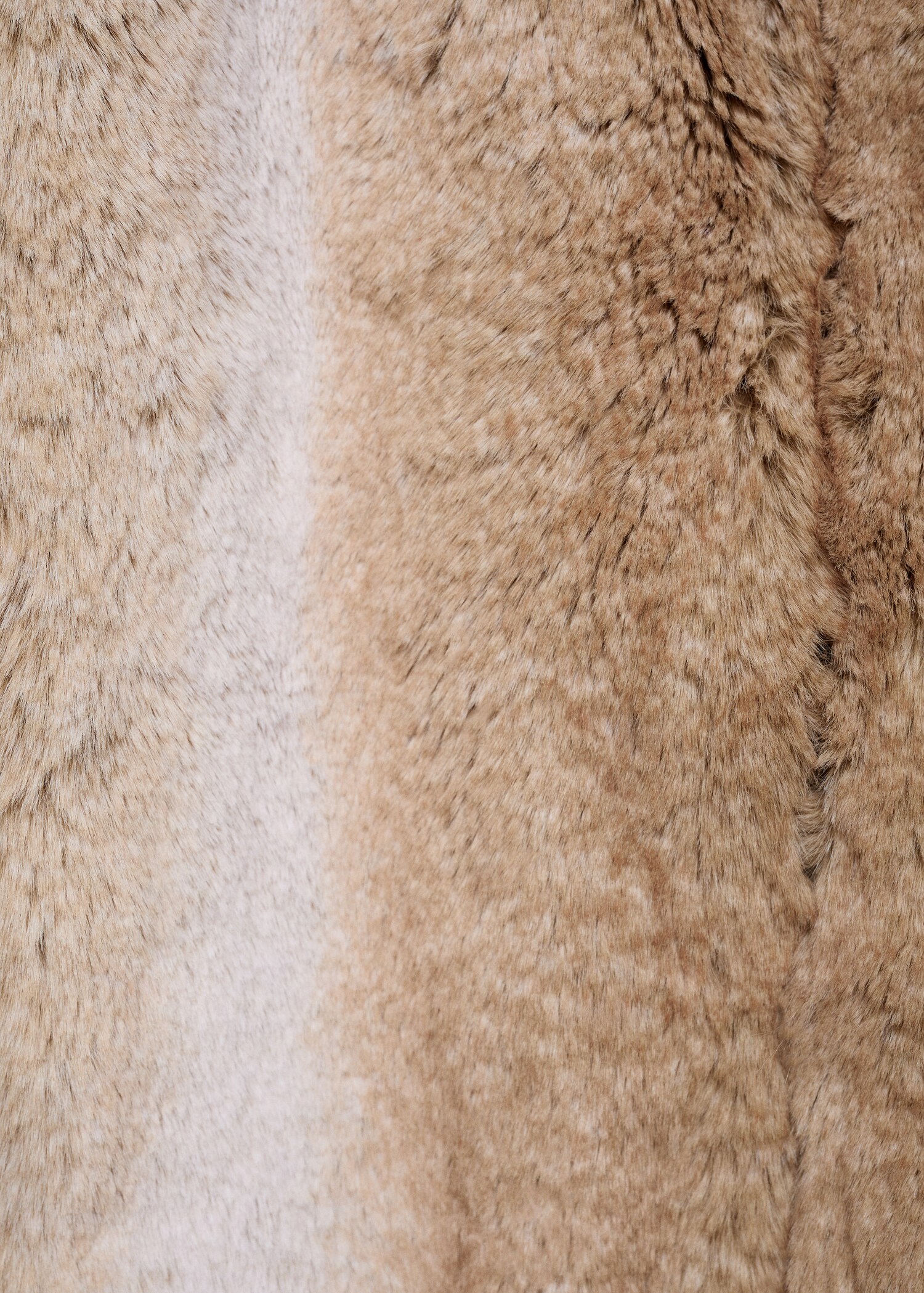 Fur-effect jacket with lapels - Details of the article 0