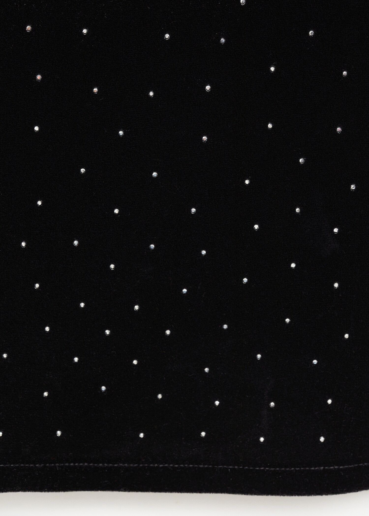 Strassverziertes Samttop - Detail des Artikels 8