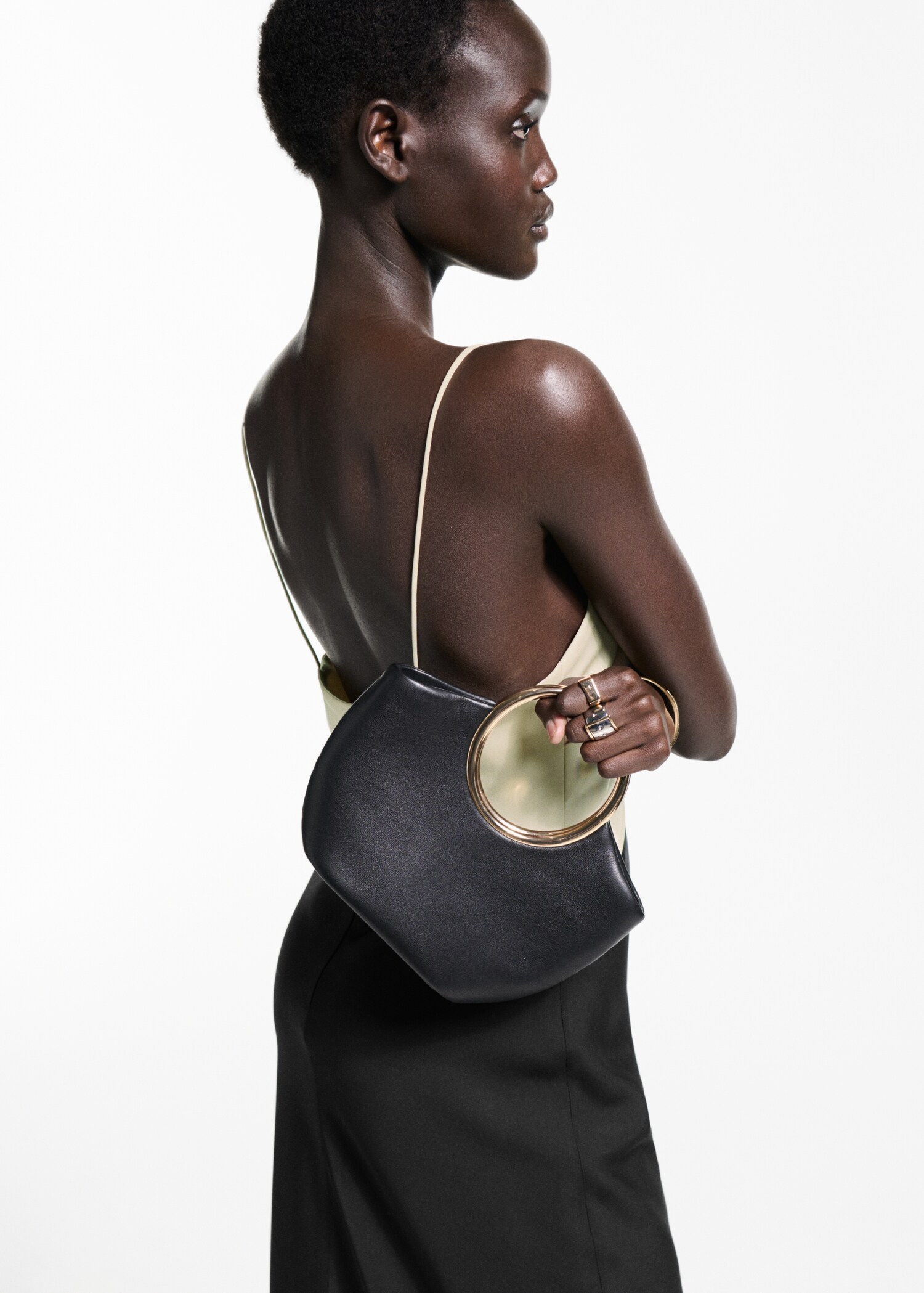 Two-tone lingerie dress - Details of the article 2