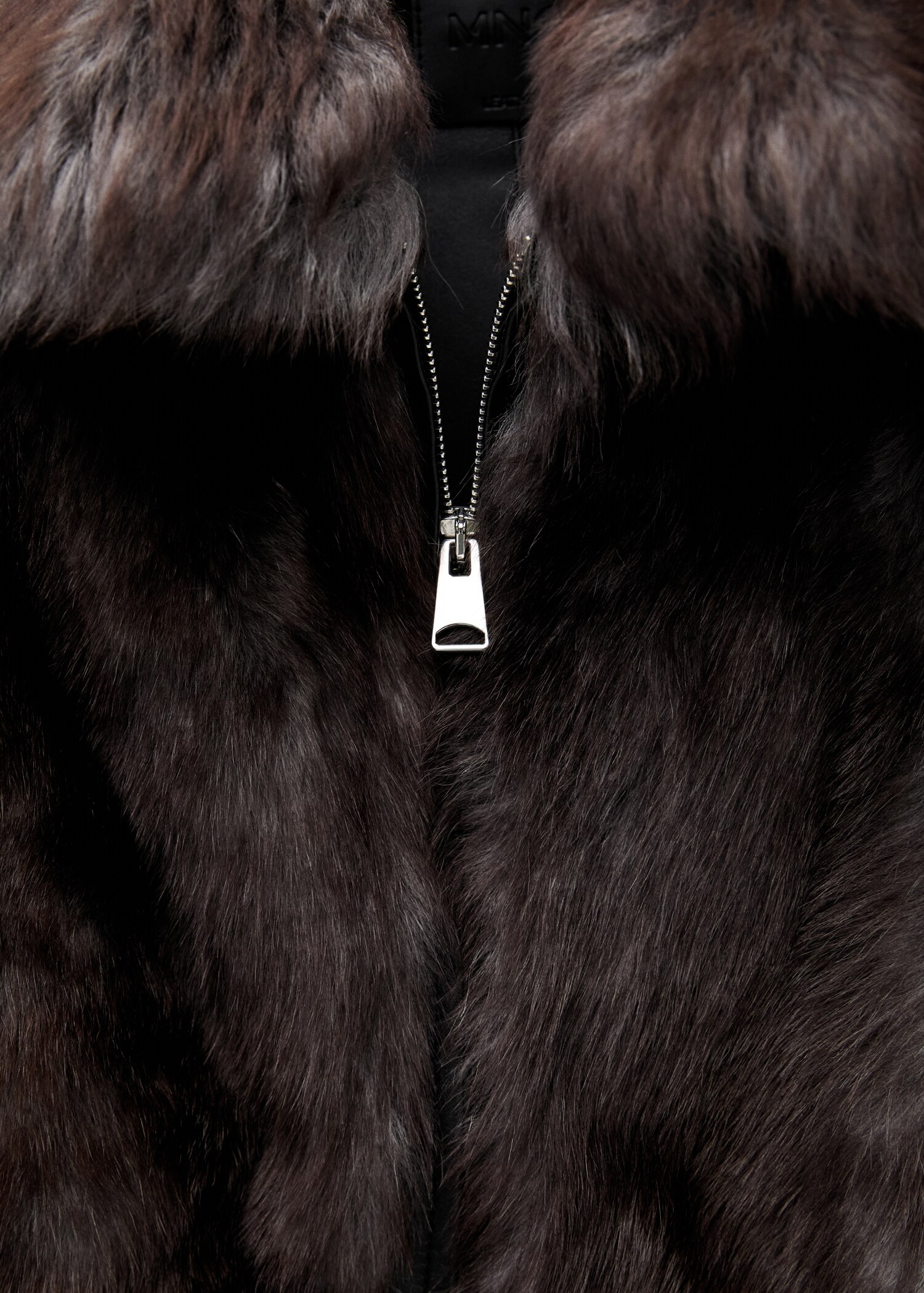 100% leather fur jacket - Details of the article 8