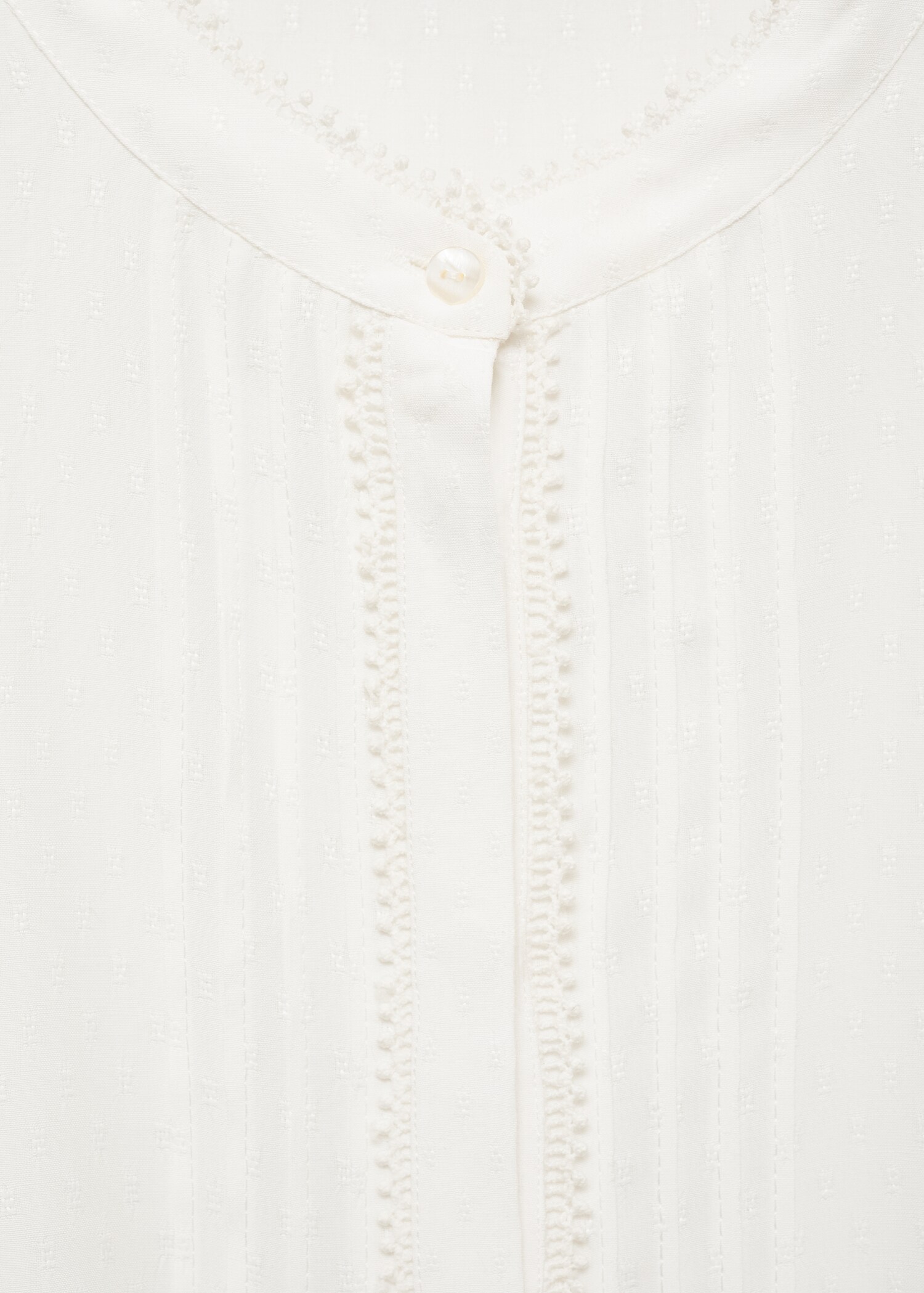 Openwork detail blouse - Details of the article 8