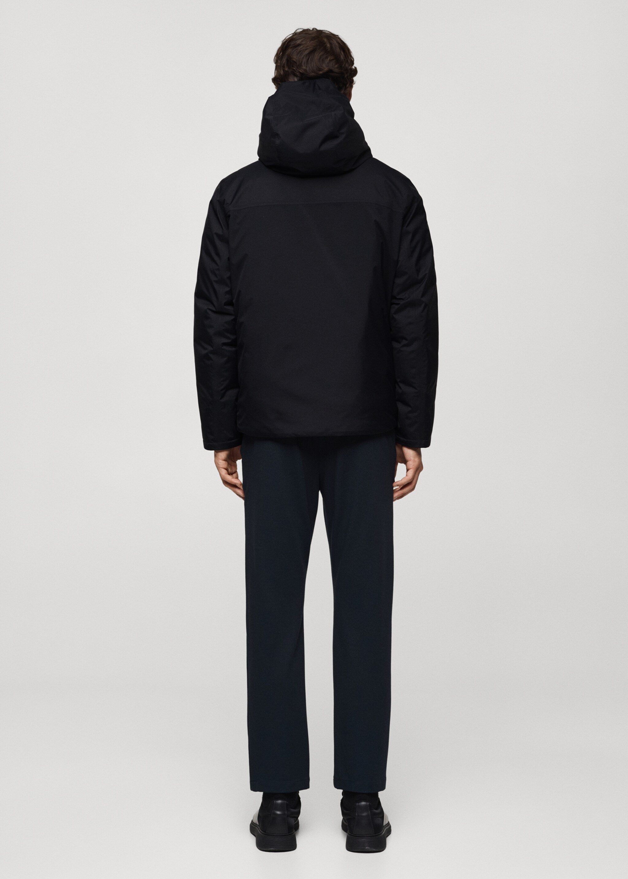 Thermoregulating waterproof padded anorak - Reverse of the article, Dark Navy. Ref: 77059227-00.