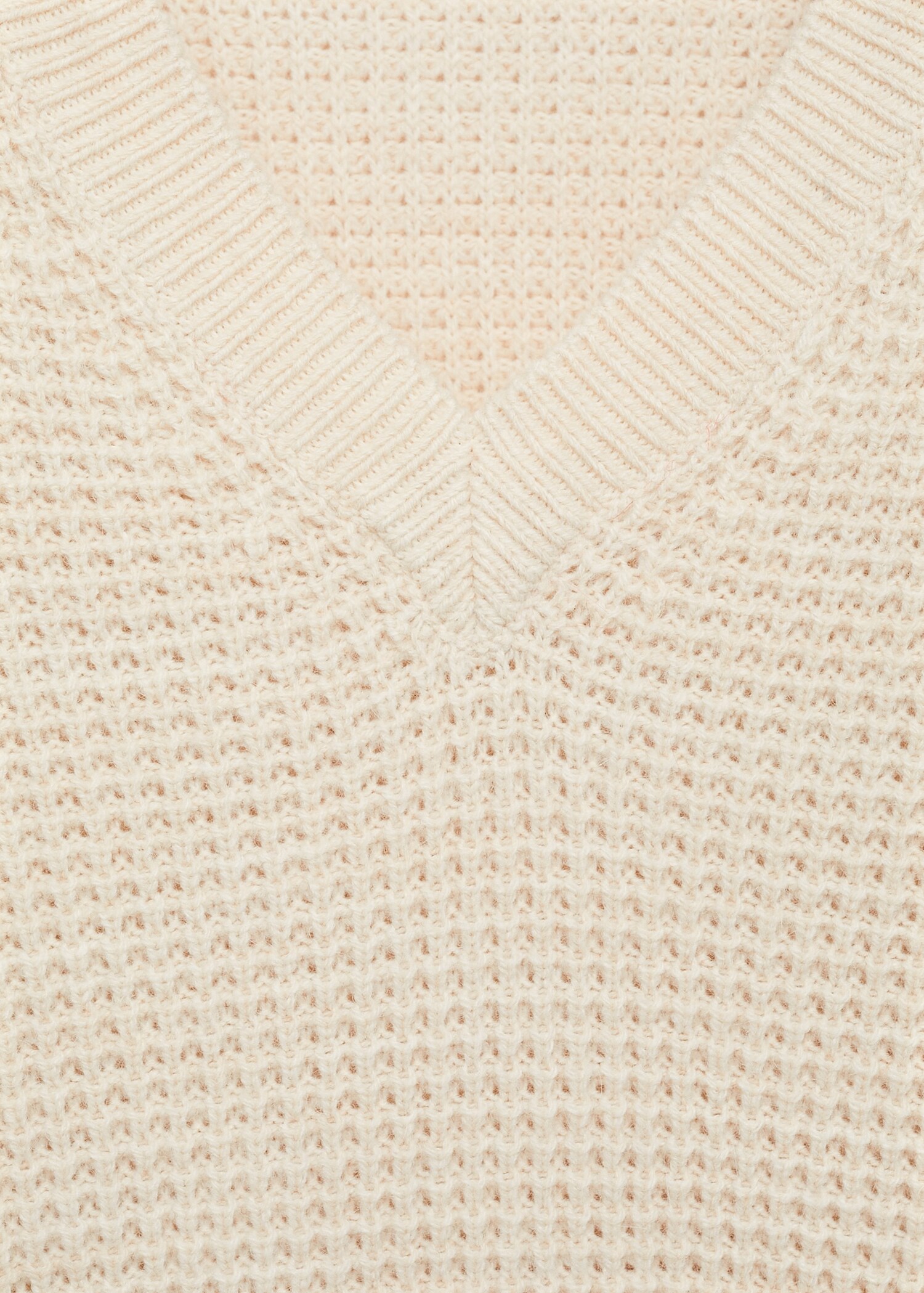 Pullover aus Alpakawolle mit V-Ausschnitt - Detail des Artikels 8