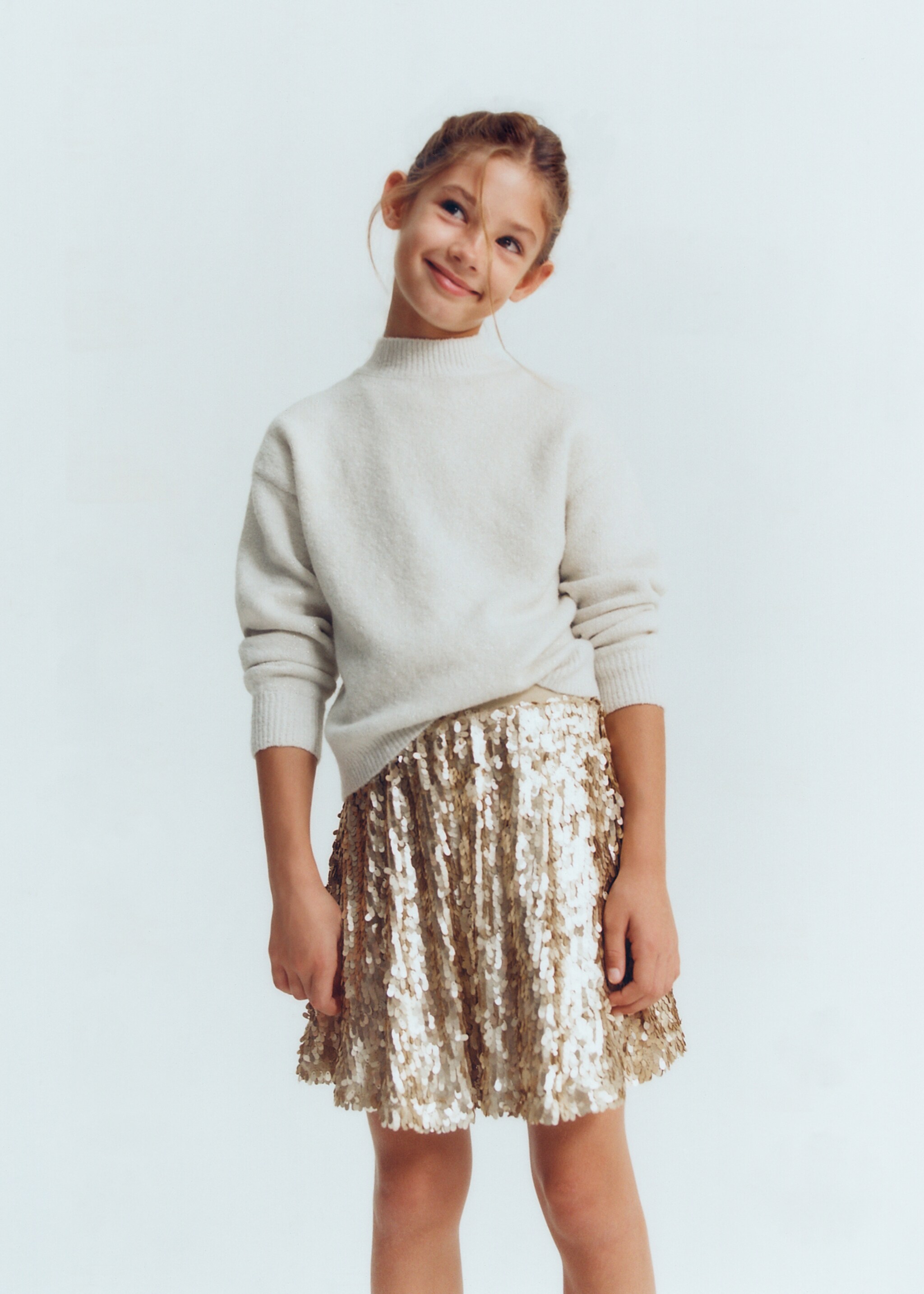 Flitteres arany színű szoknya - A termék adatai 5, Arany. Ref: 77059235-00.