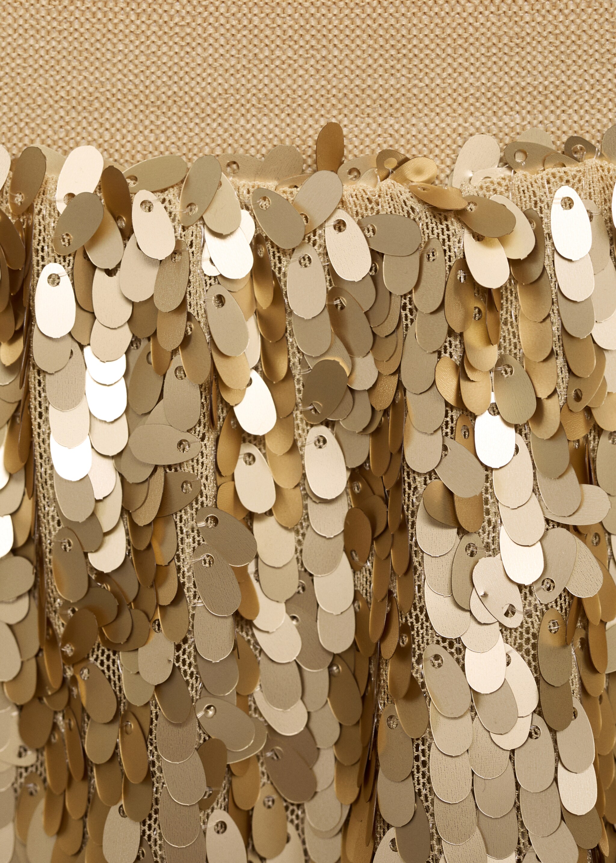 Flitteres arany színű szoknya - A termék adatai 8, Arany. Ref: 77059235-00.