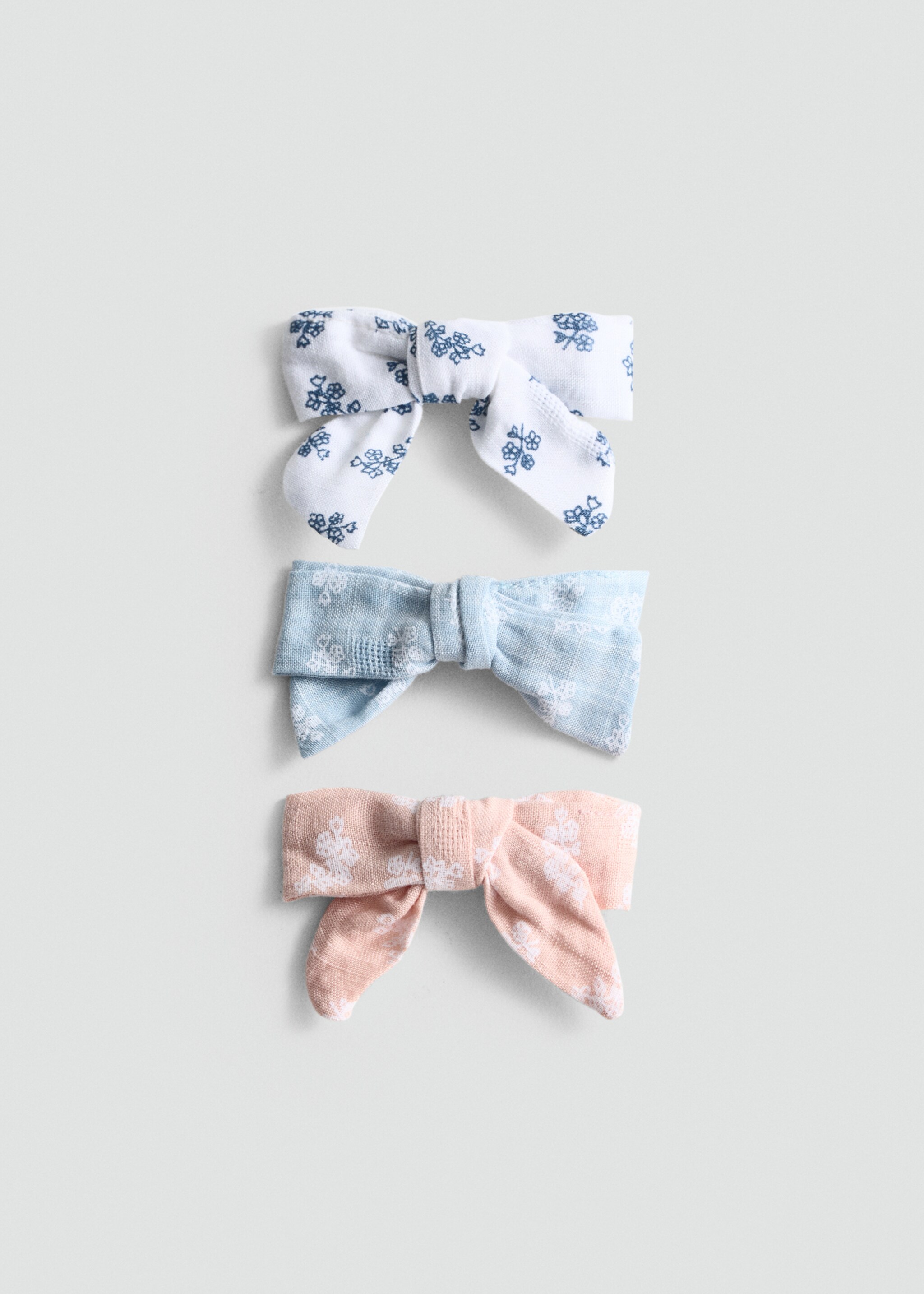 3 pack bow hairclip - Article without model