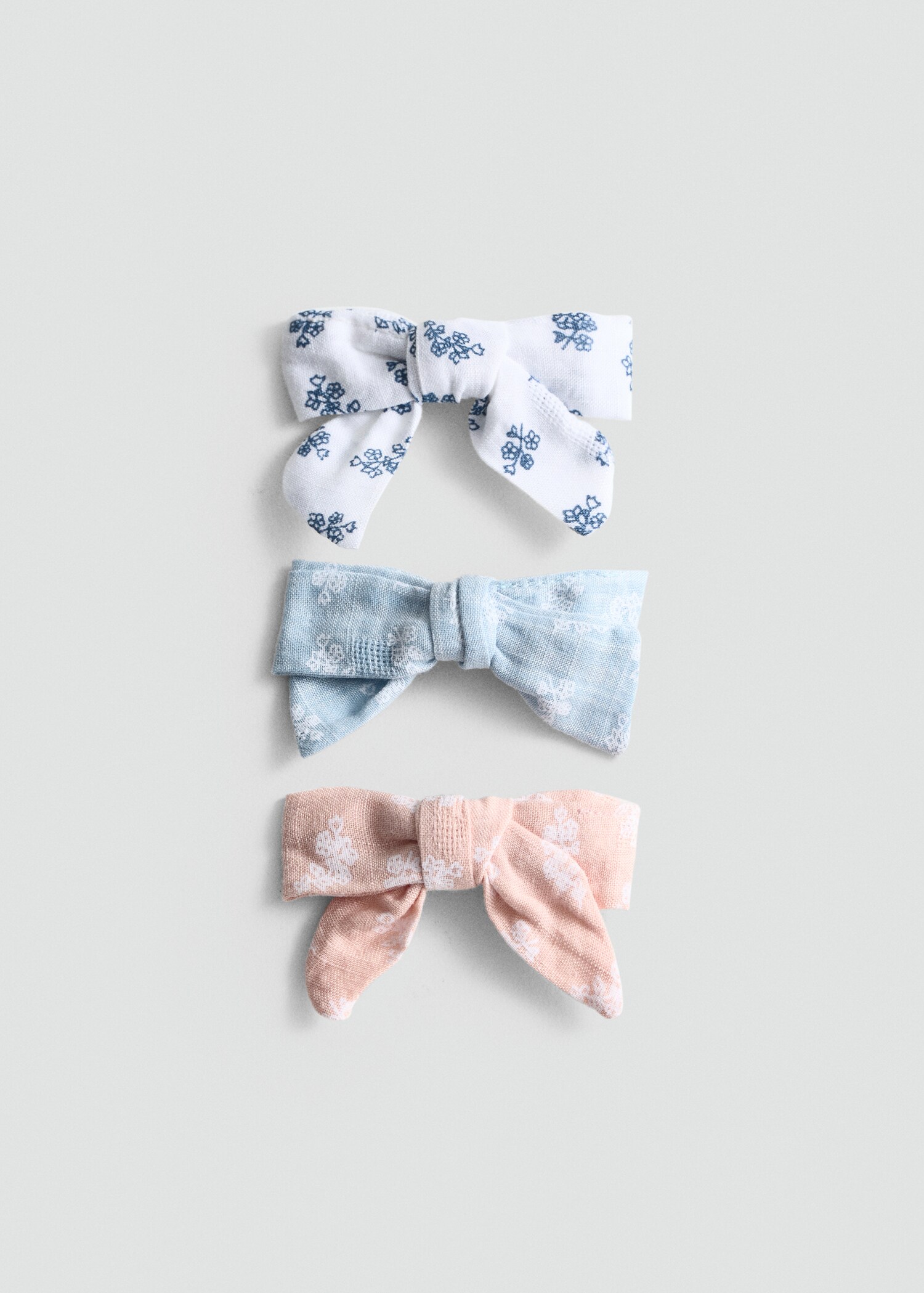 3 pack bow hairclip - Article without model