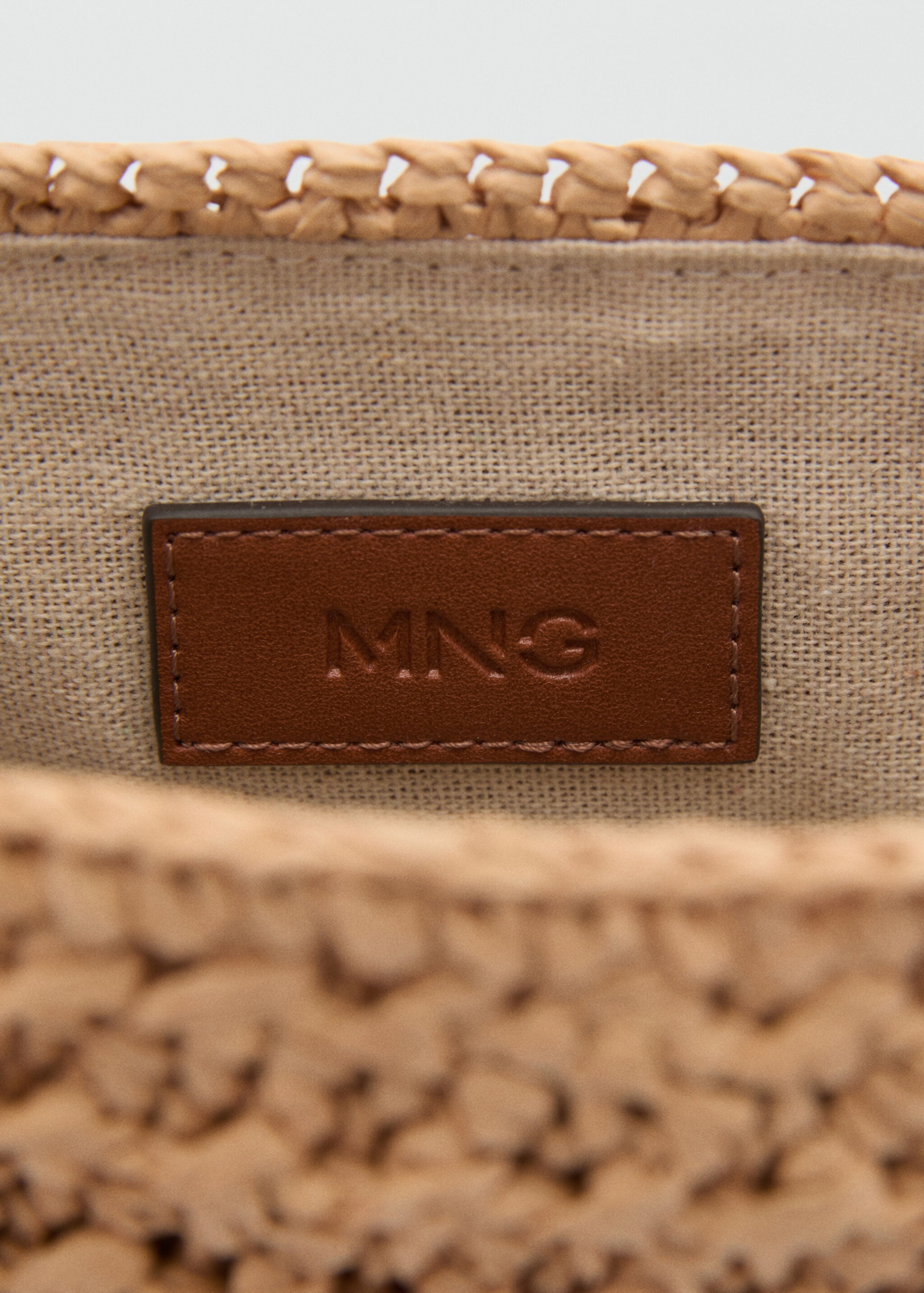 Umhängetasche aus Naturfaser - Detail des Artikels 2