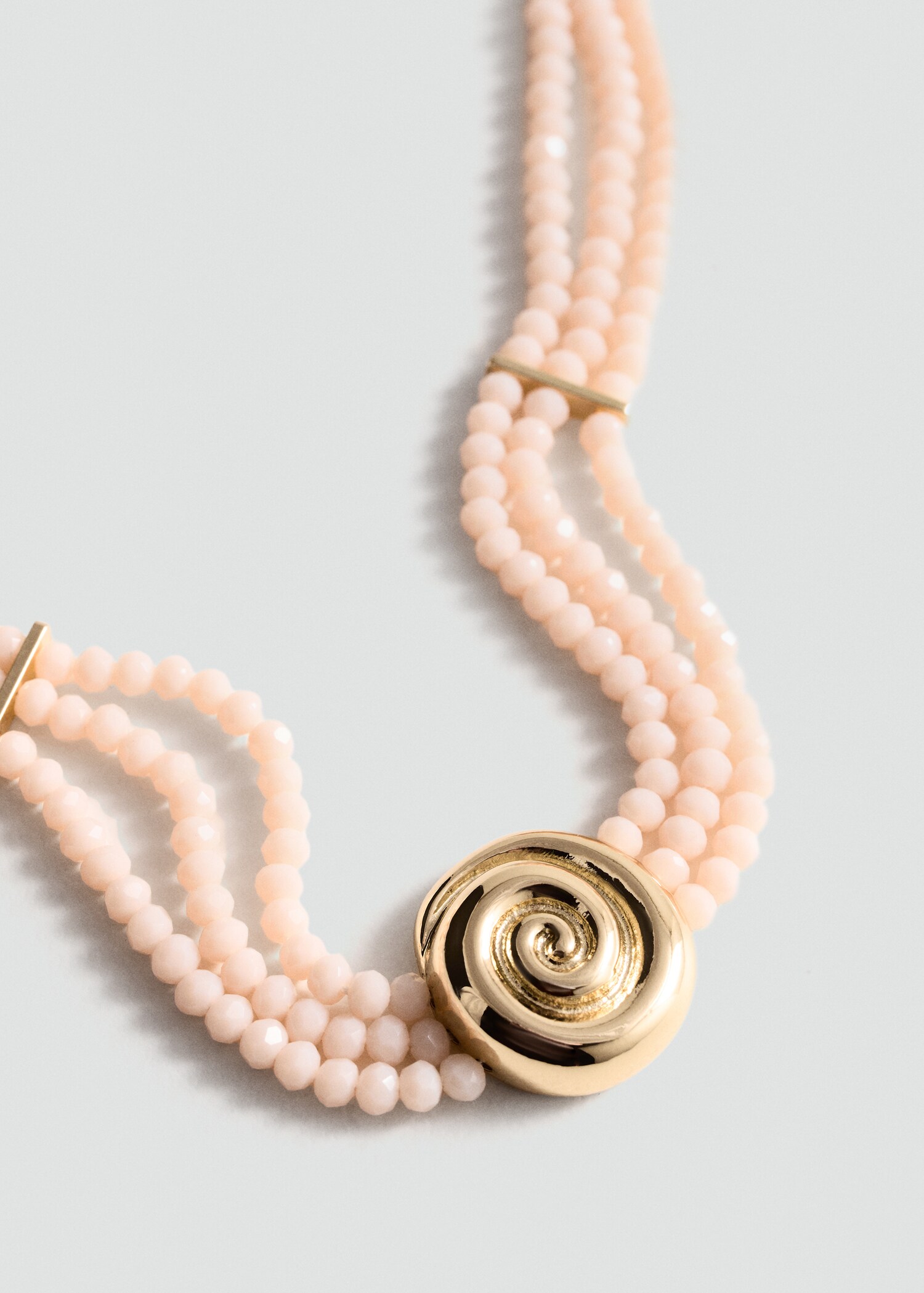 Perlenkette mit Spirale - Mittlere Ansicht