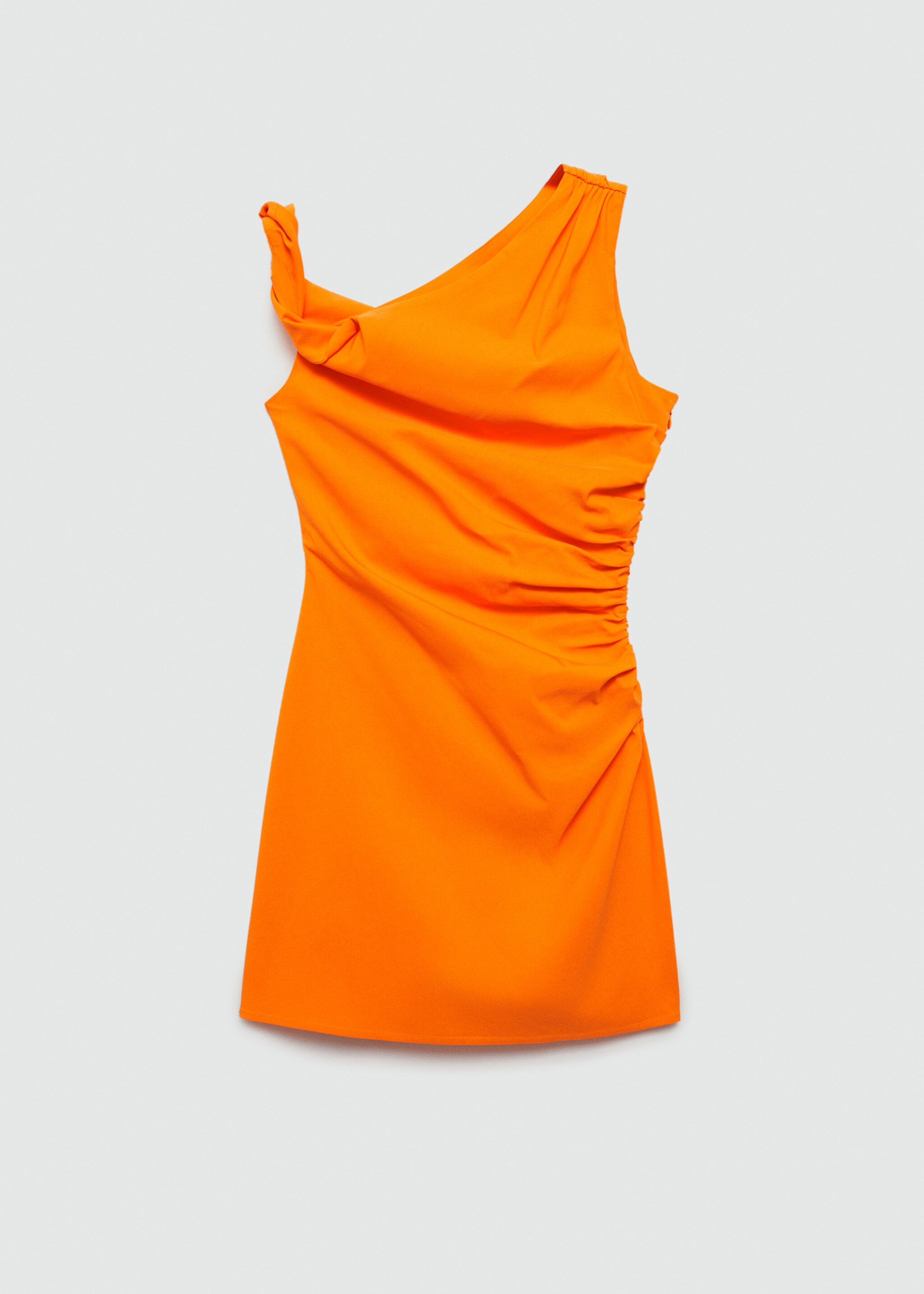 Robe asymétrique froncée - Article sans modèle