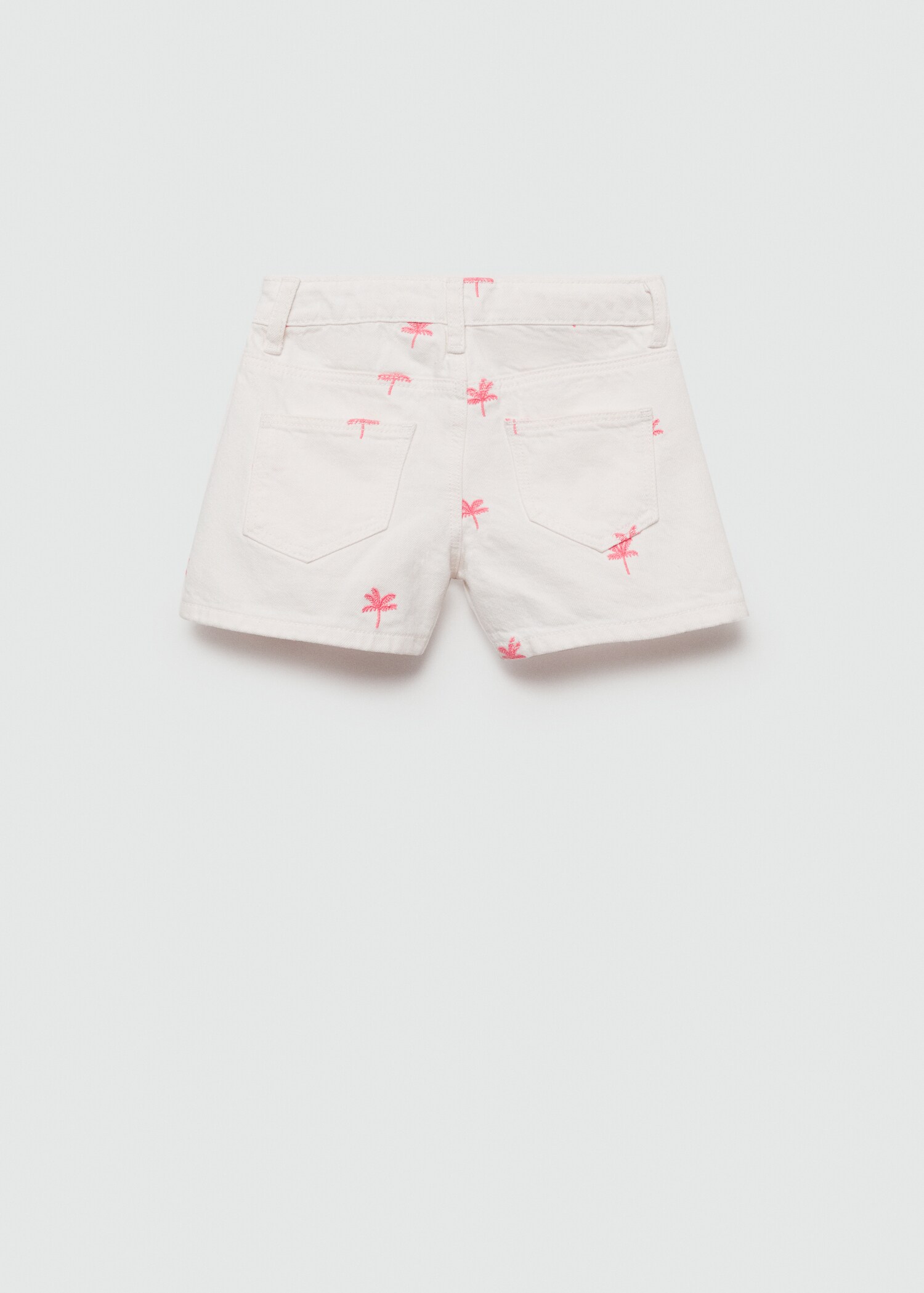 Short coton brodé - Verso de l’article