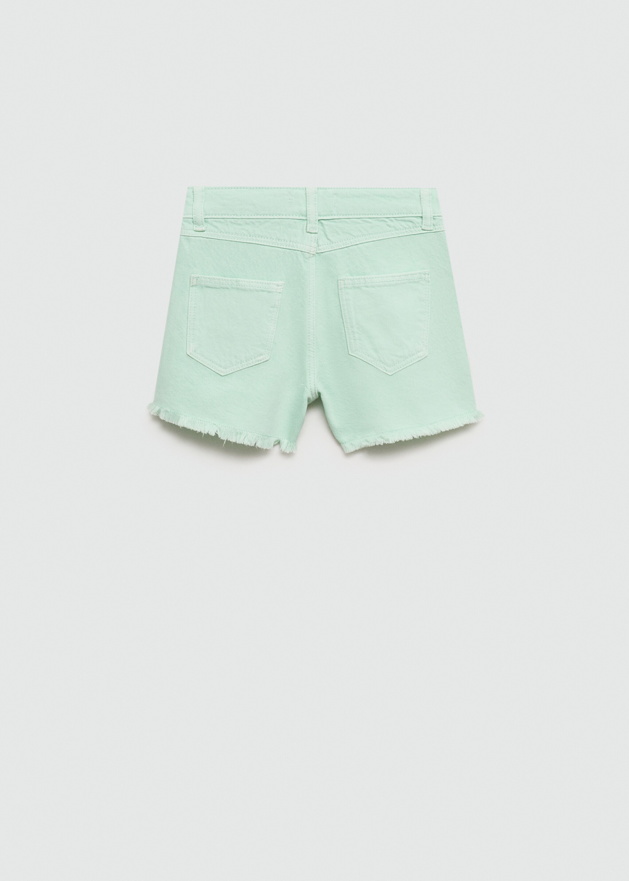 Short bajo deshilachado - Reverso del artículo