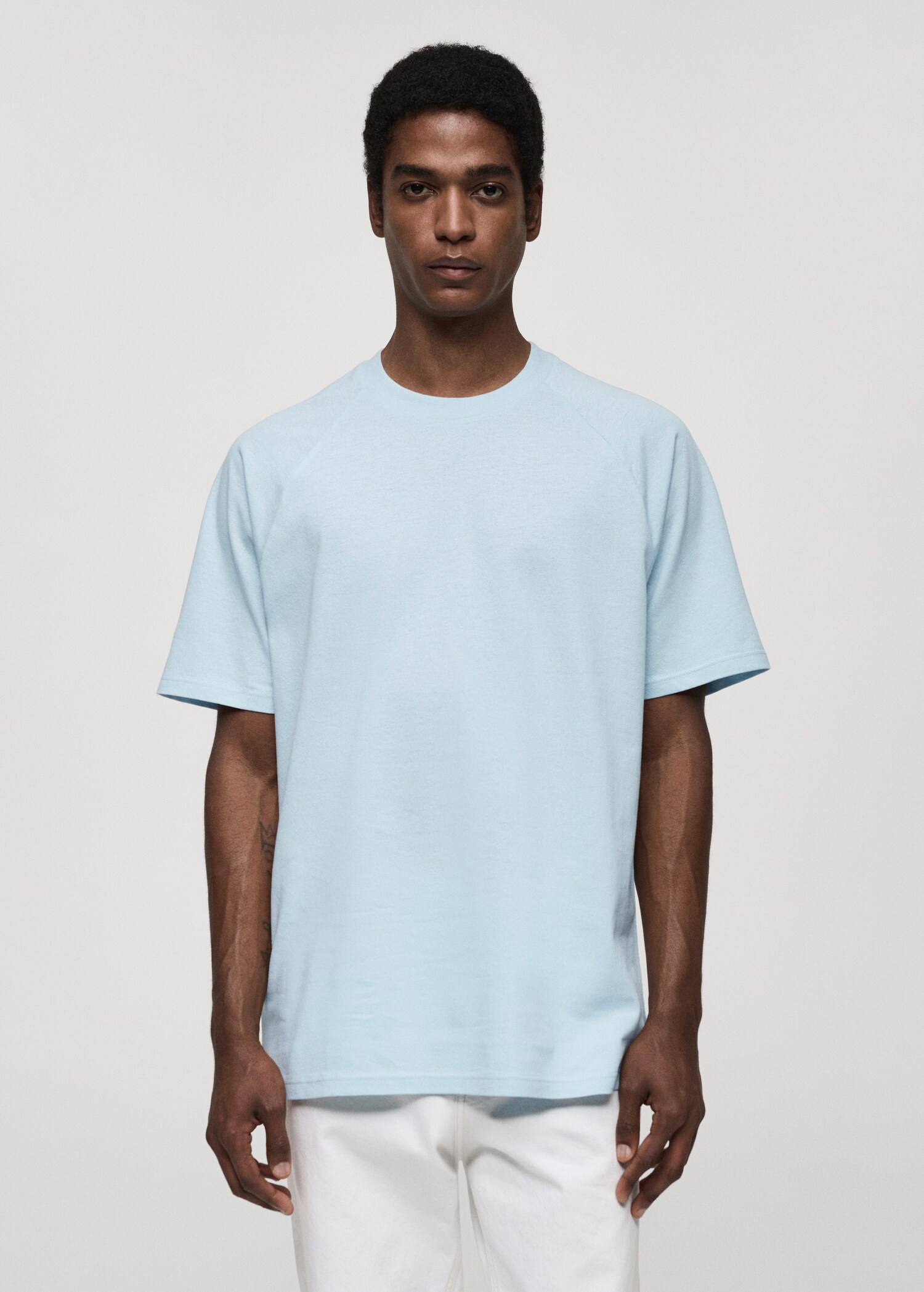 T-shirt coton relaxed-fit - Plan moyen