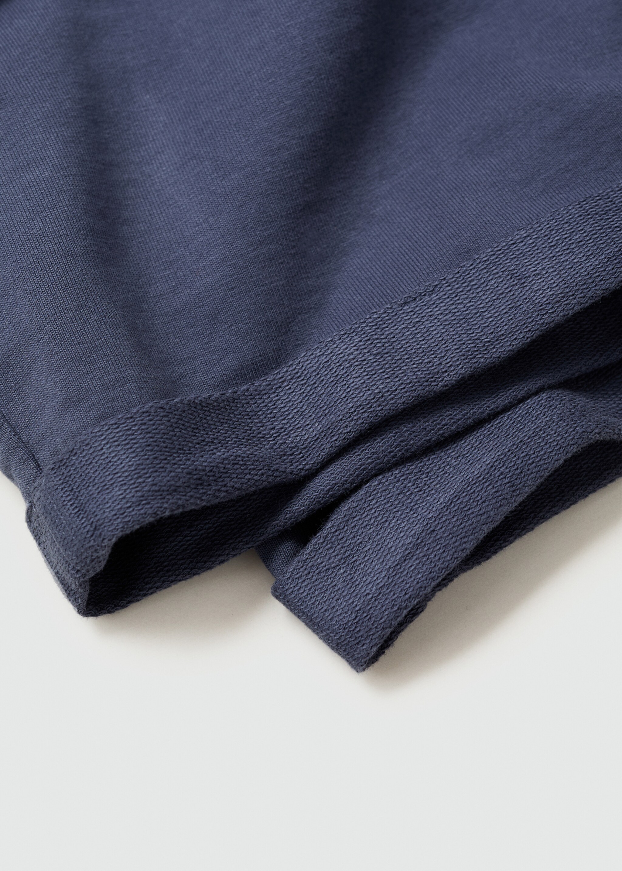 Elastic waist cotton Bermuda shorts - Details of the article 0