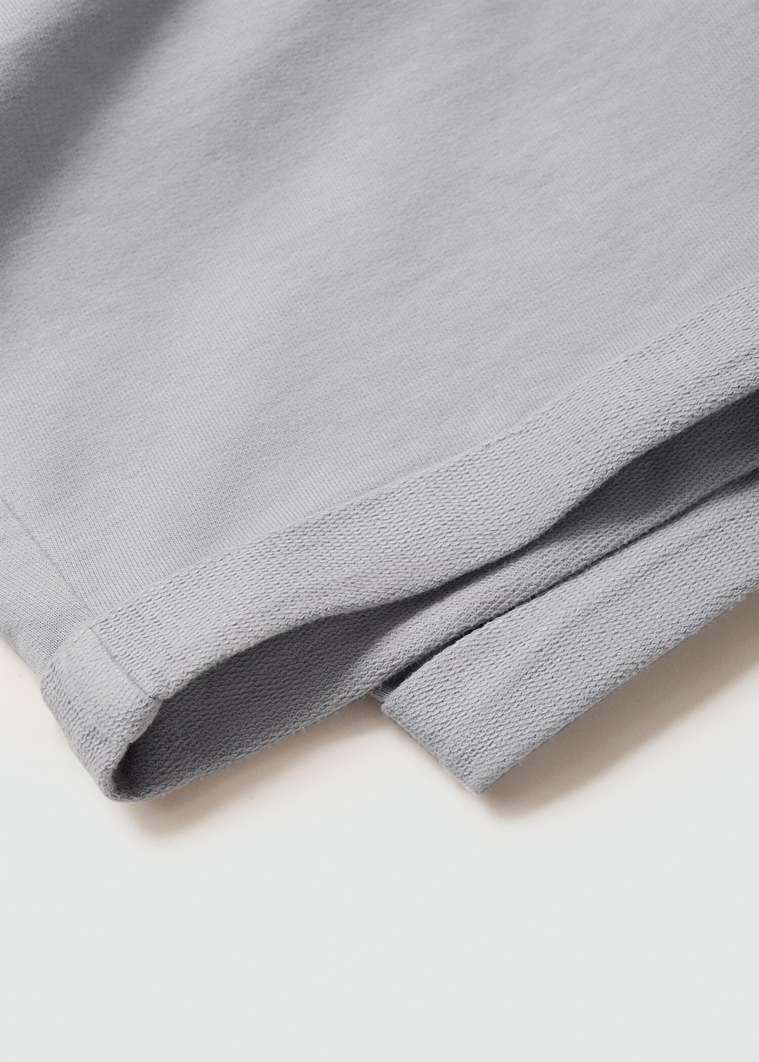 Elastic waist cotton Bermuda shorts - Details of the article 0