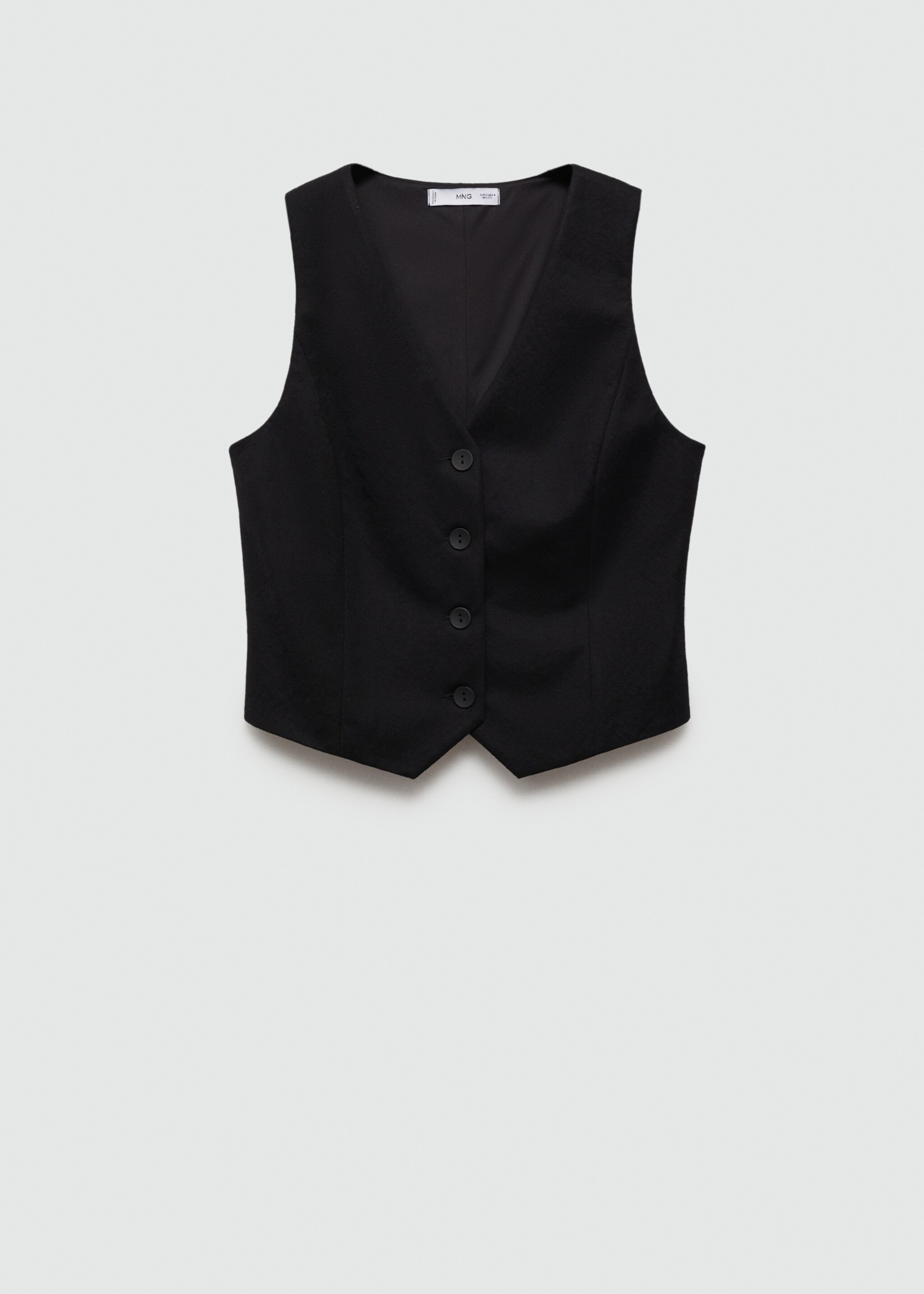Gilet met knopen - Artikel zonder model